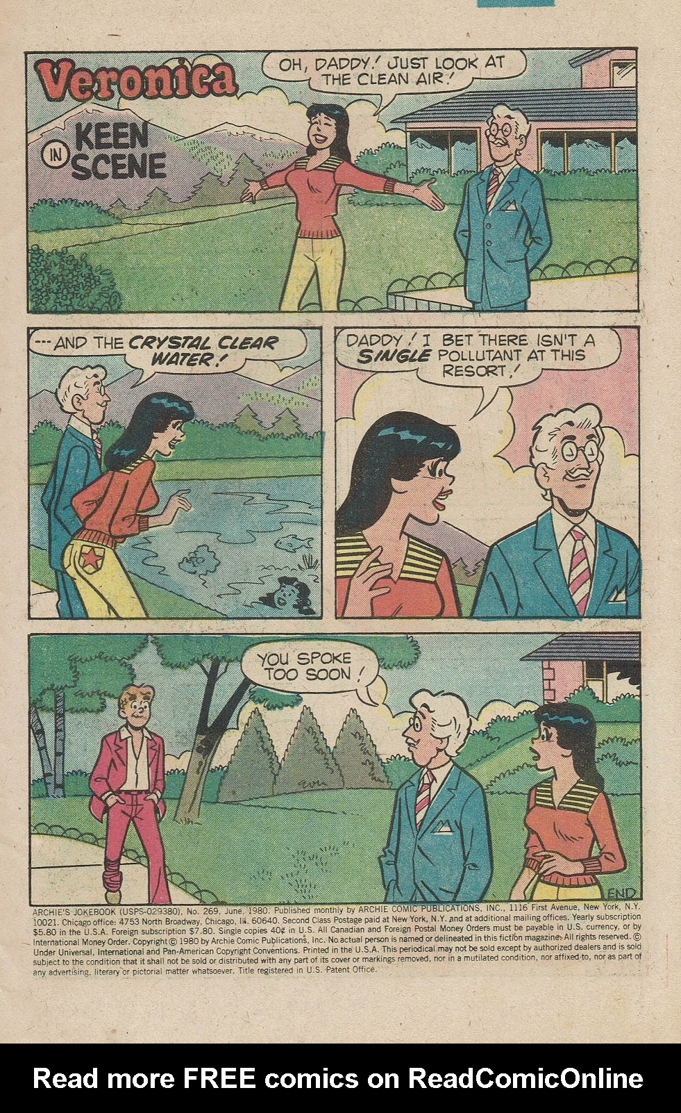 Read online Archie's Joke Book Magazine comic -  Issue #269 - 3