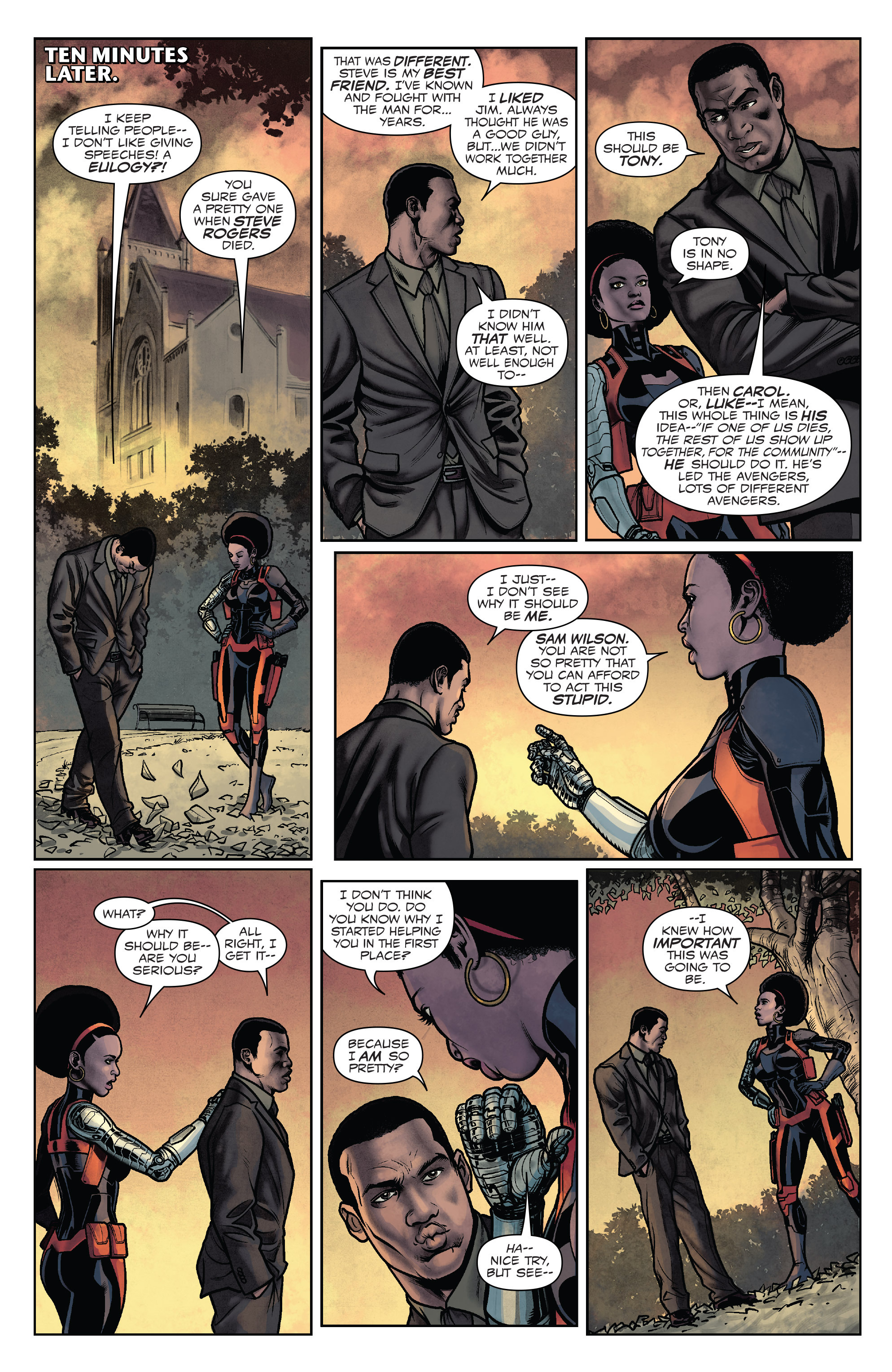 Read online Captain America: Sam Wilson comic -  Issue #10 - 12