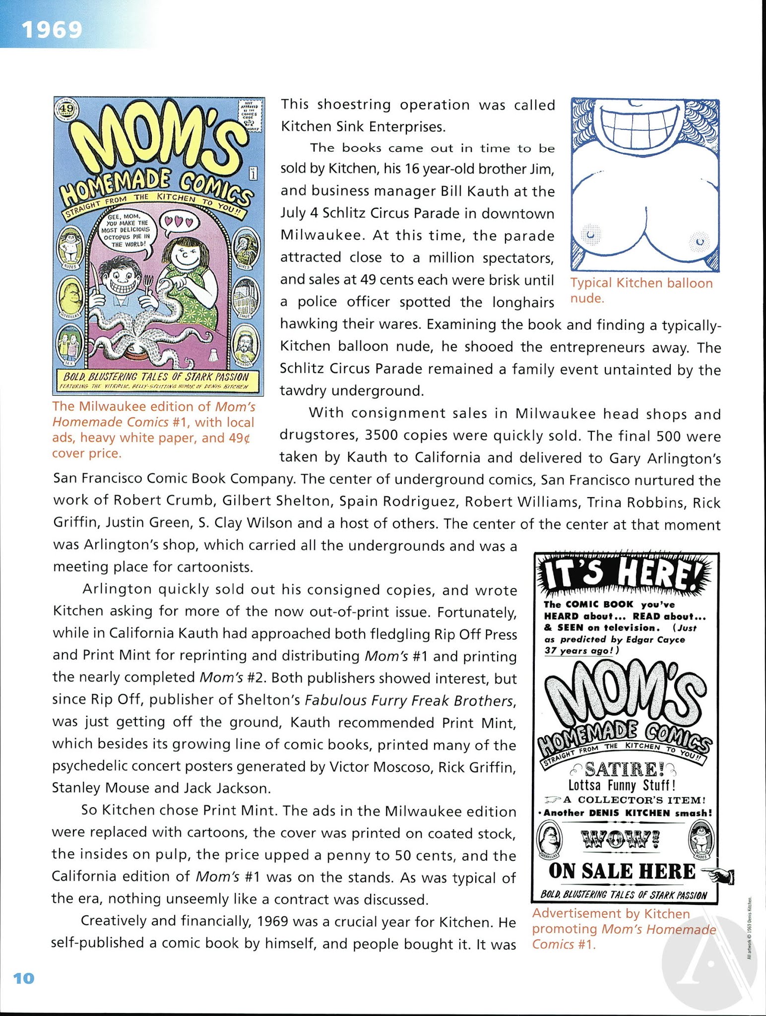 Read online Kitchen Sink Press: The First 25 Years comic -  Issue # TPB - 12