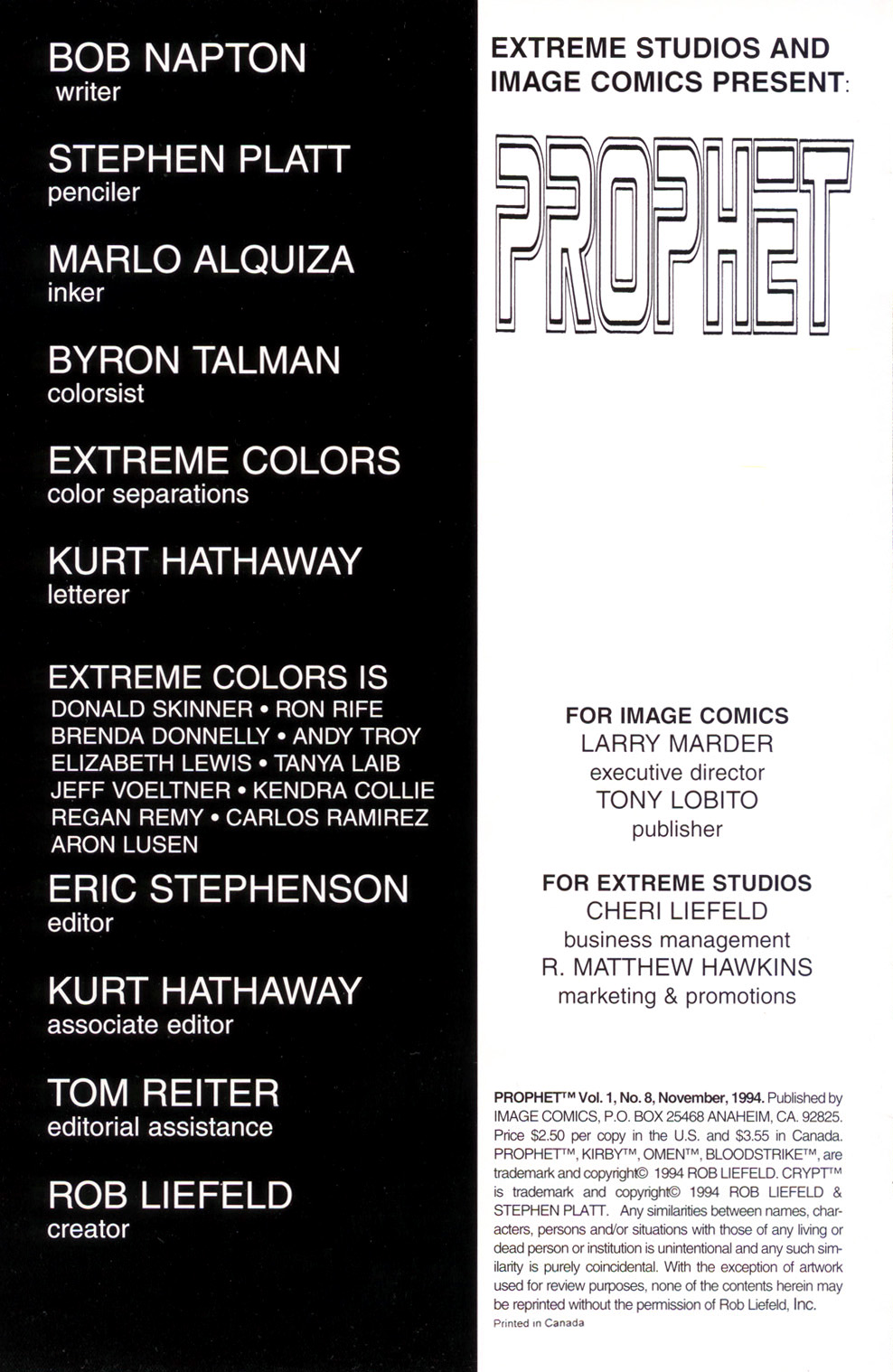 Read online Prophet (1993) comic -  Issue #8 - 2