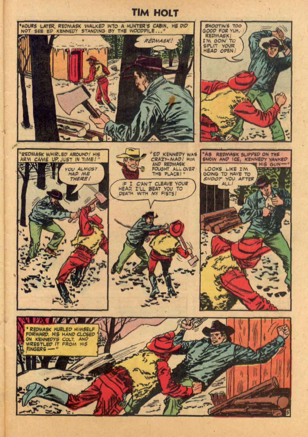 Read online Tim Holt comic -  Issue #32 - 31