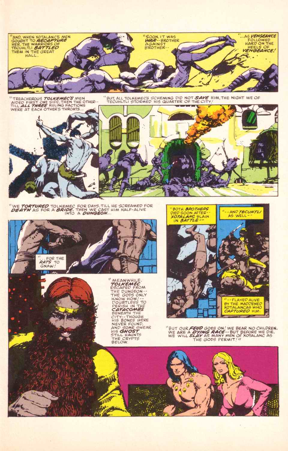 Read online Robert E. Howard's Conan the Barbarian comic -  Issue # Full - 33