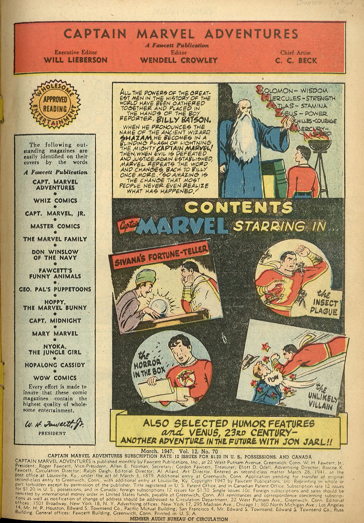 Read online Captain Marvel Adventures comic -  Issue #70 - 3