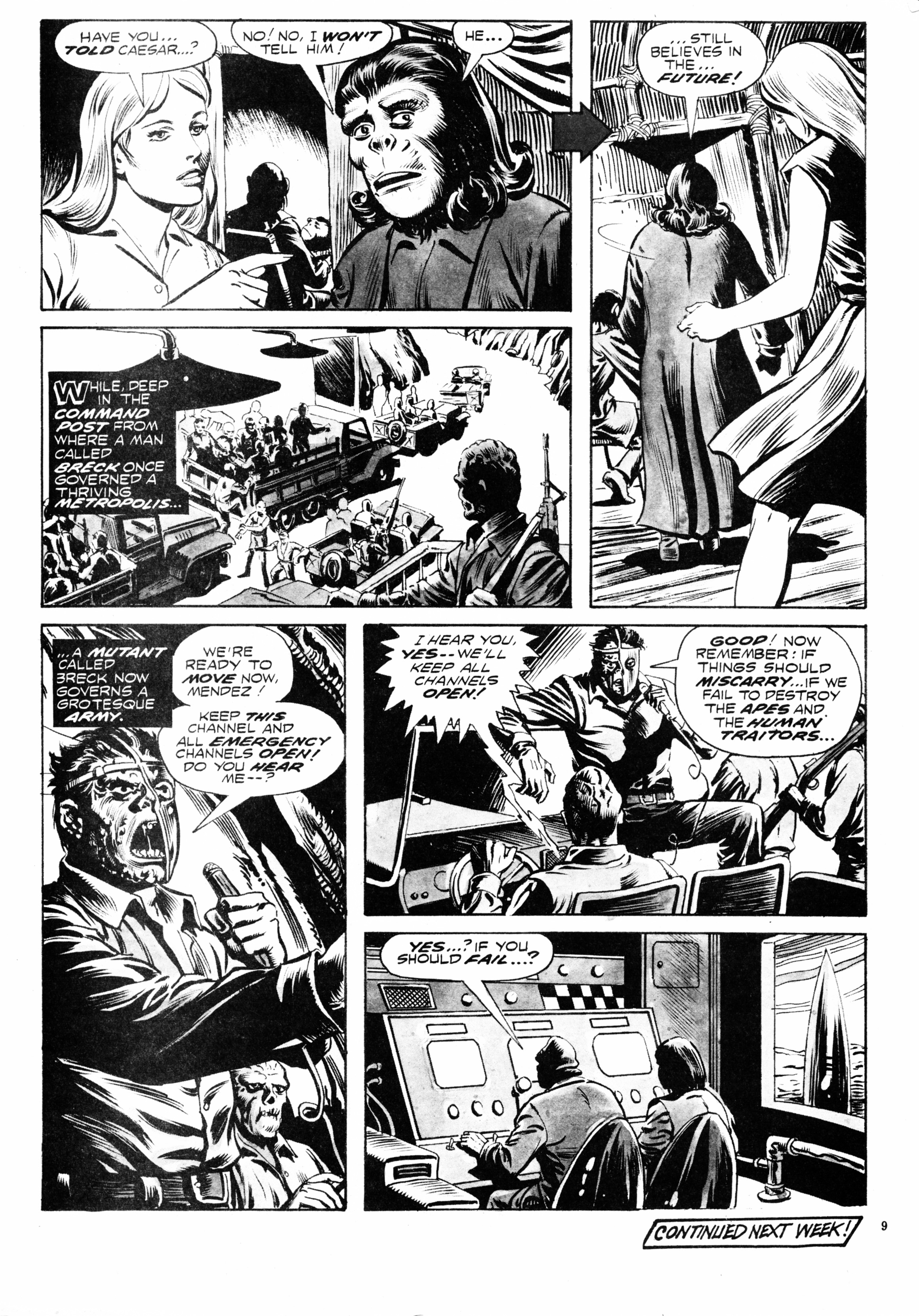 Read online Planet of the Apes (1974) comic -  Issue #119 - 9