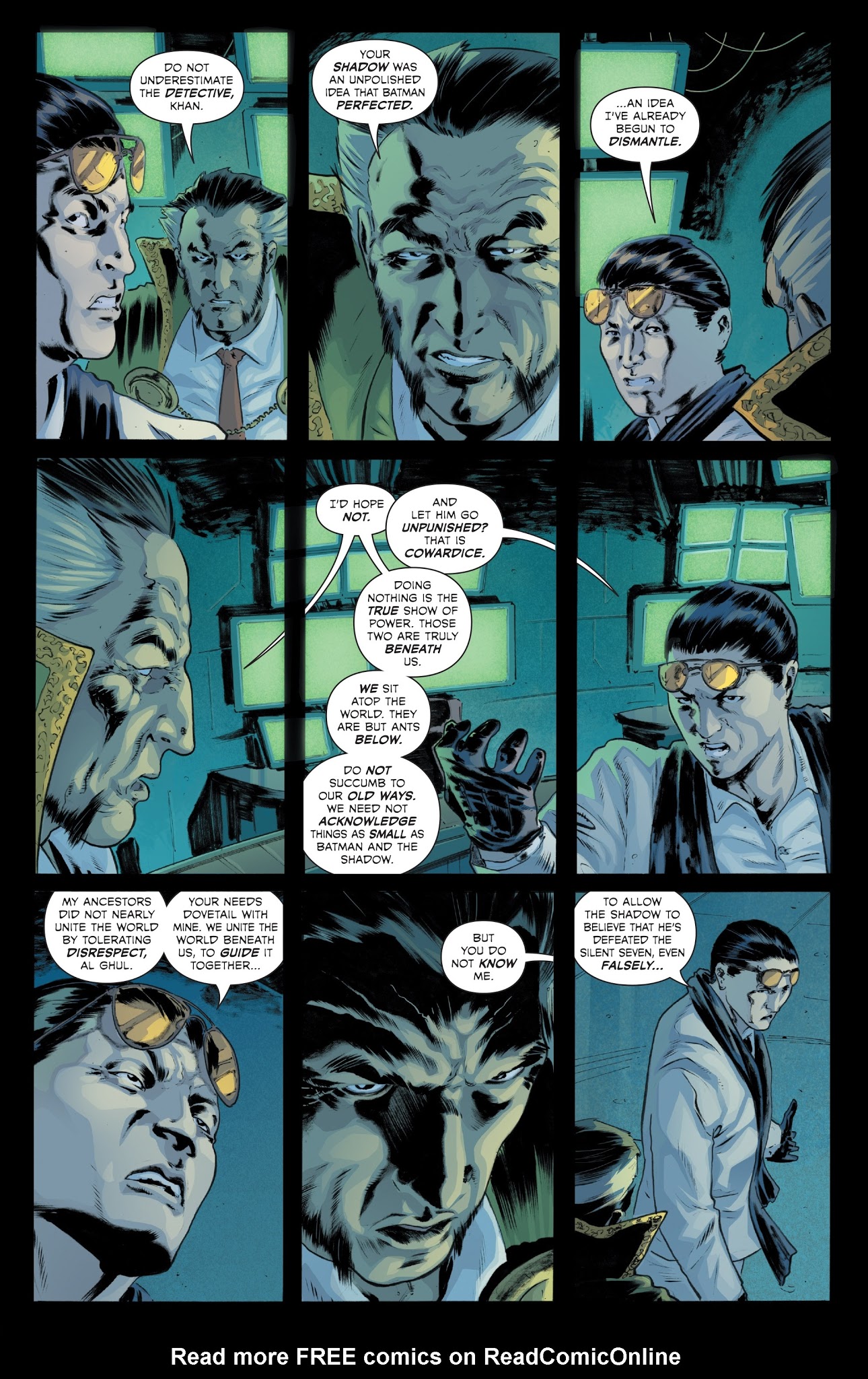 Read online The Shadow/Batman comic -  Issue #3 - 9