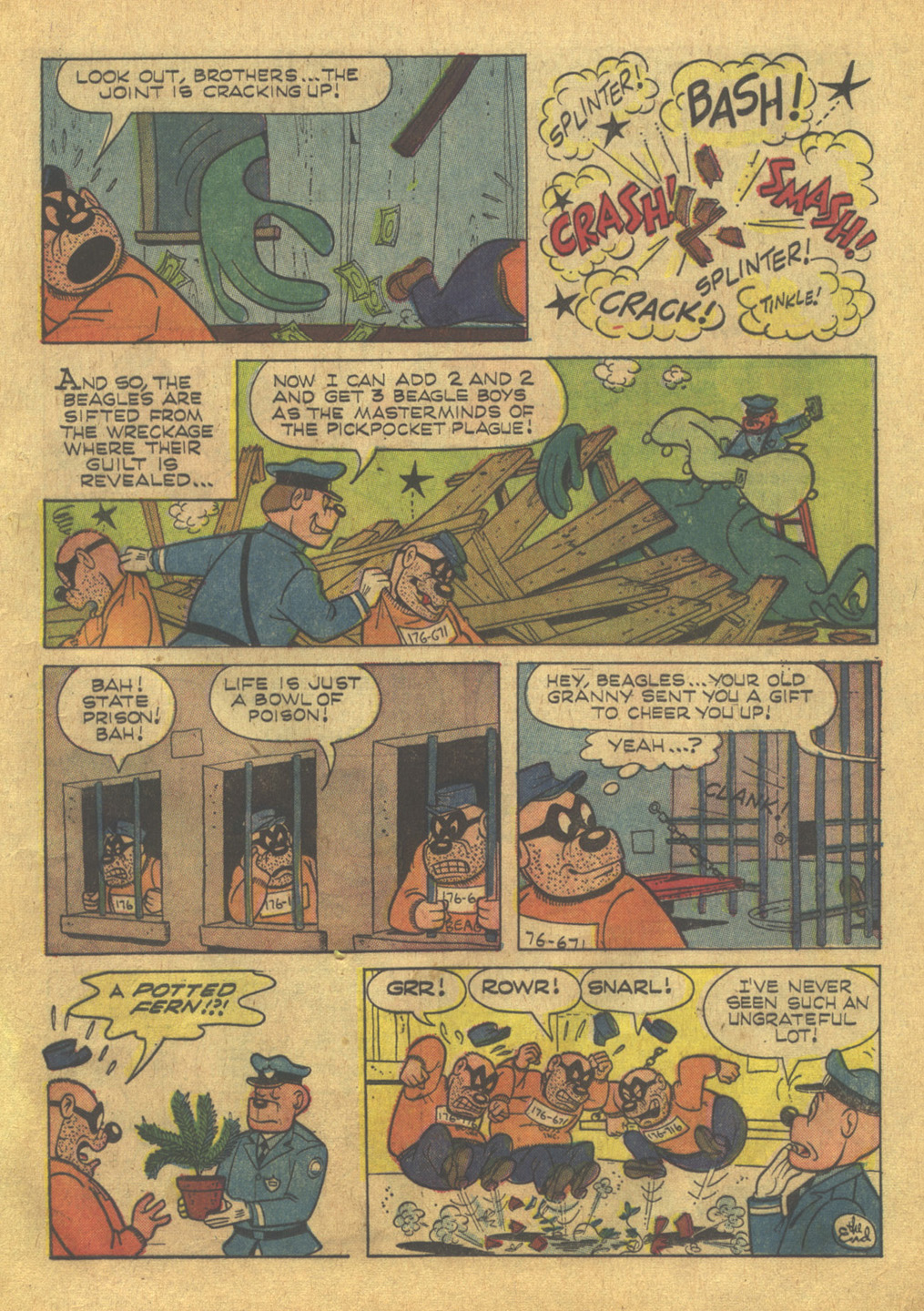 Read online Walt Disney THE BEAGLE BOYS comic -  Issue #5 - 21