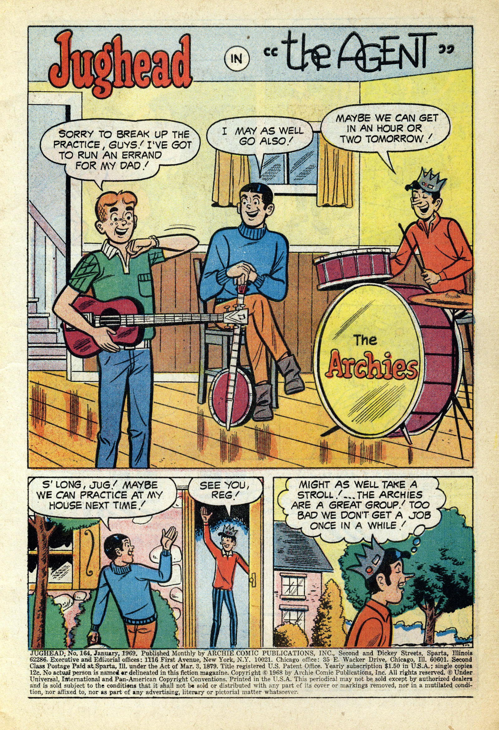 Read online Jughead (1965) comic -  Issue #164 - 3