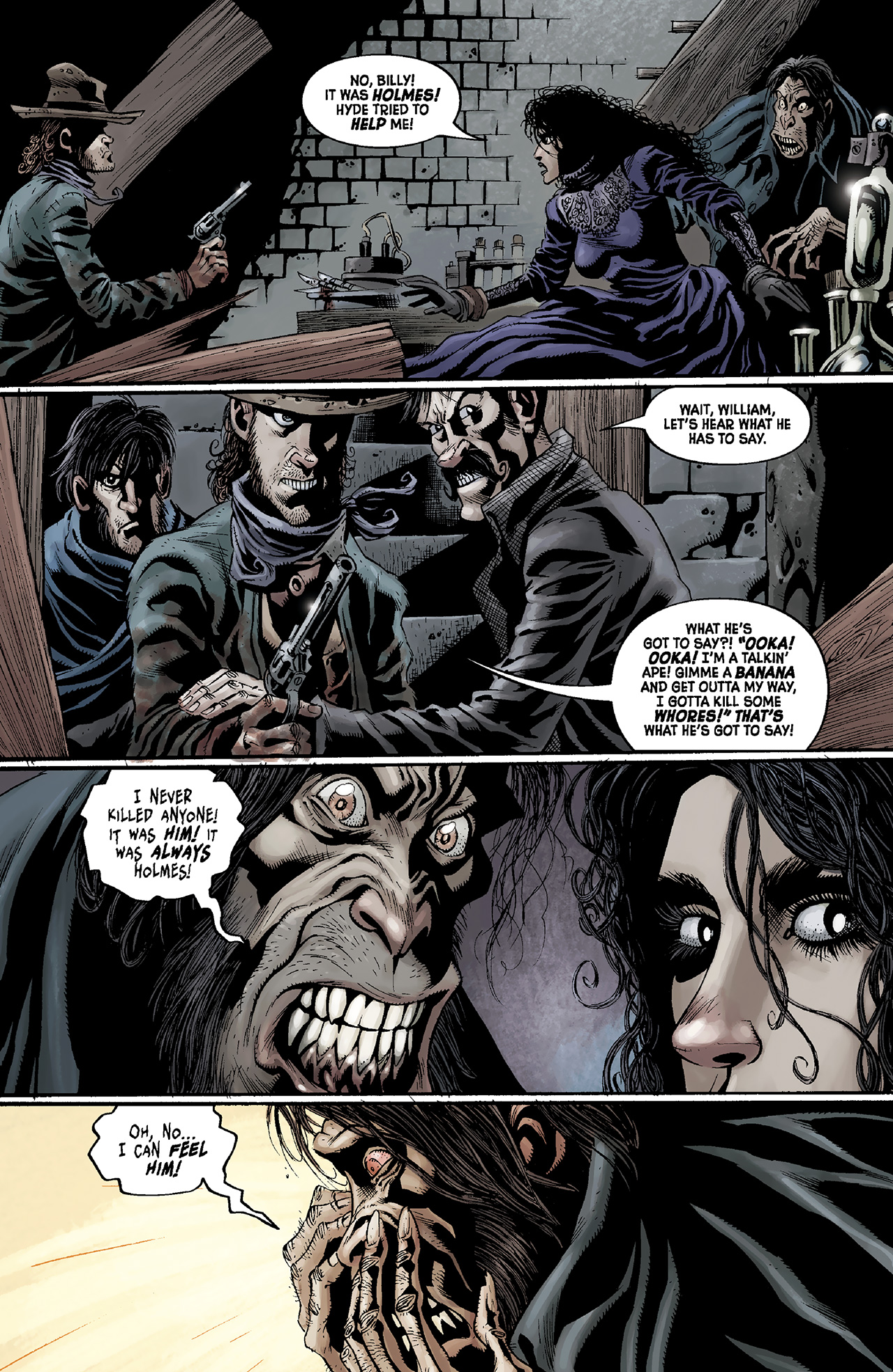 Read online Billy the Kid's Old Timey Oddities and the Ghastly Fiend of London comic -  Issue #3 - 5
