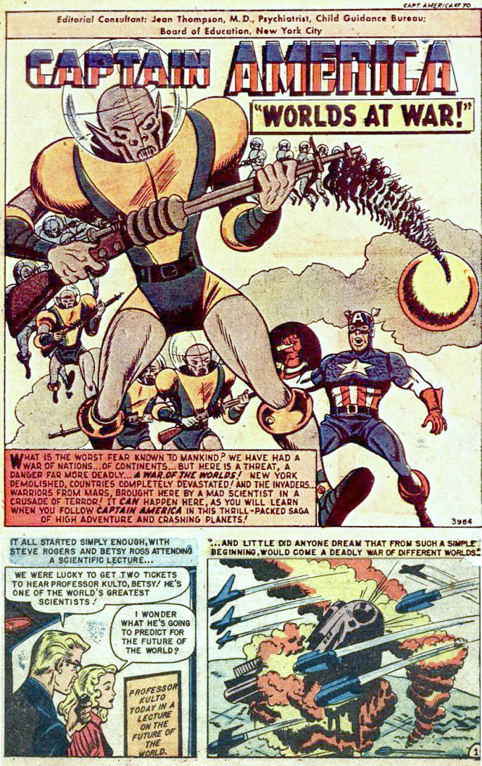 Read online Captain America Comics comic -  Issue #70 - 3