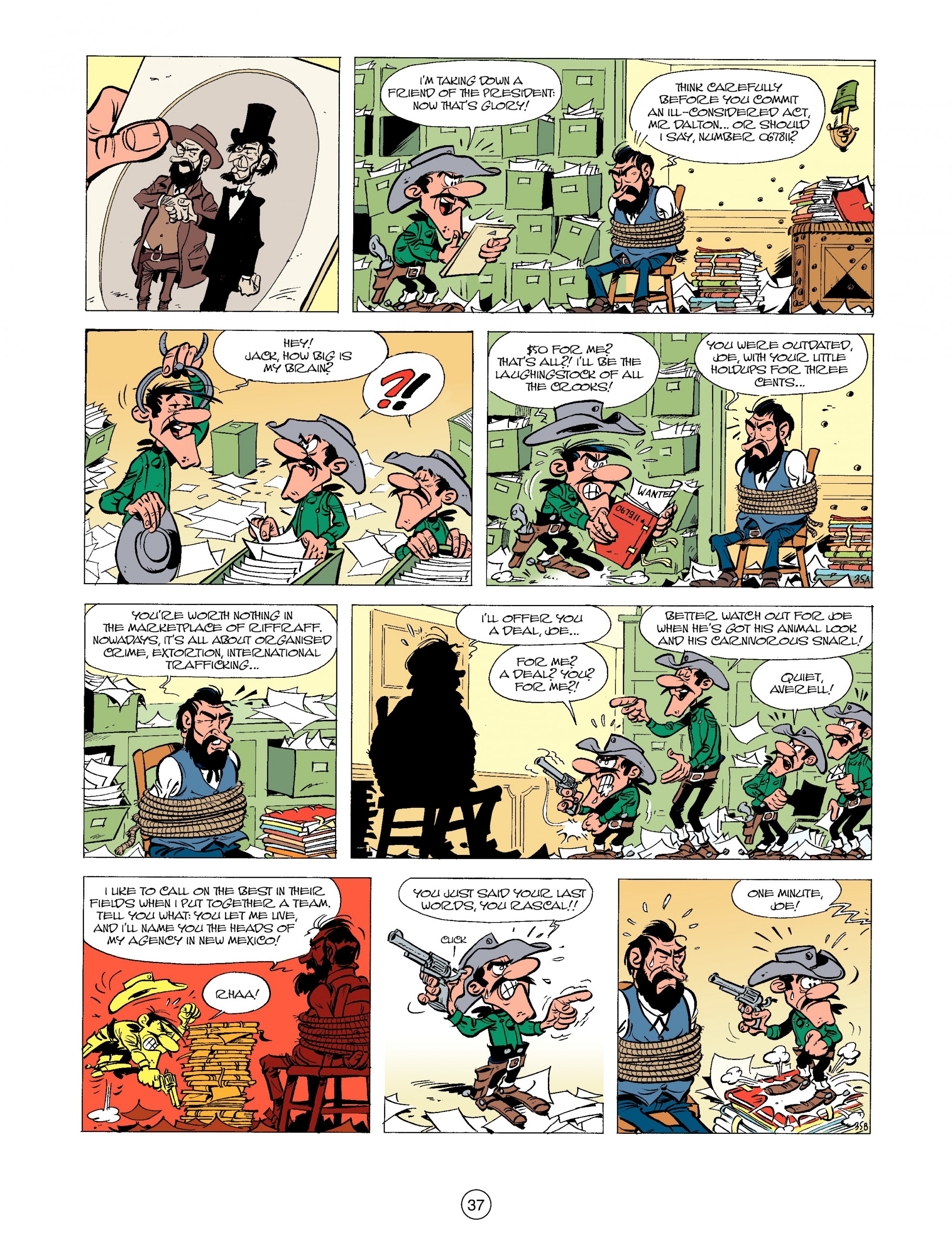 Read online A Lucky Luke Adventure comic -  Issue #31 - 37