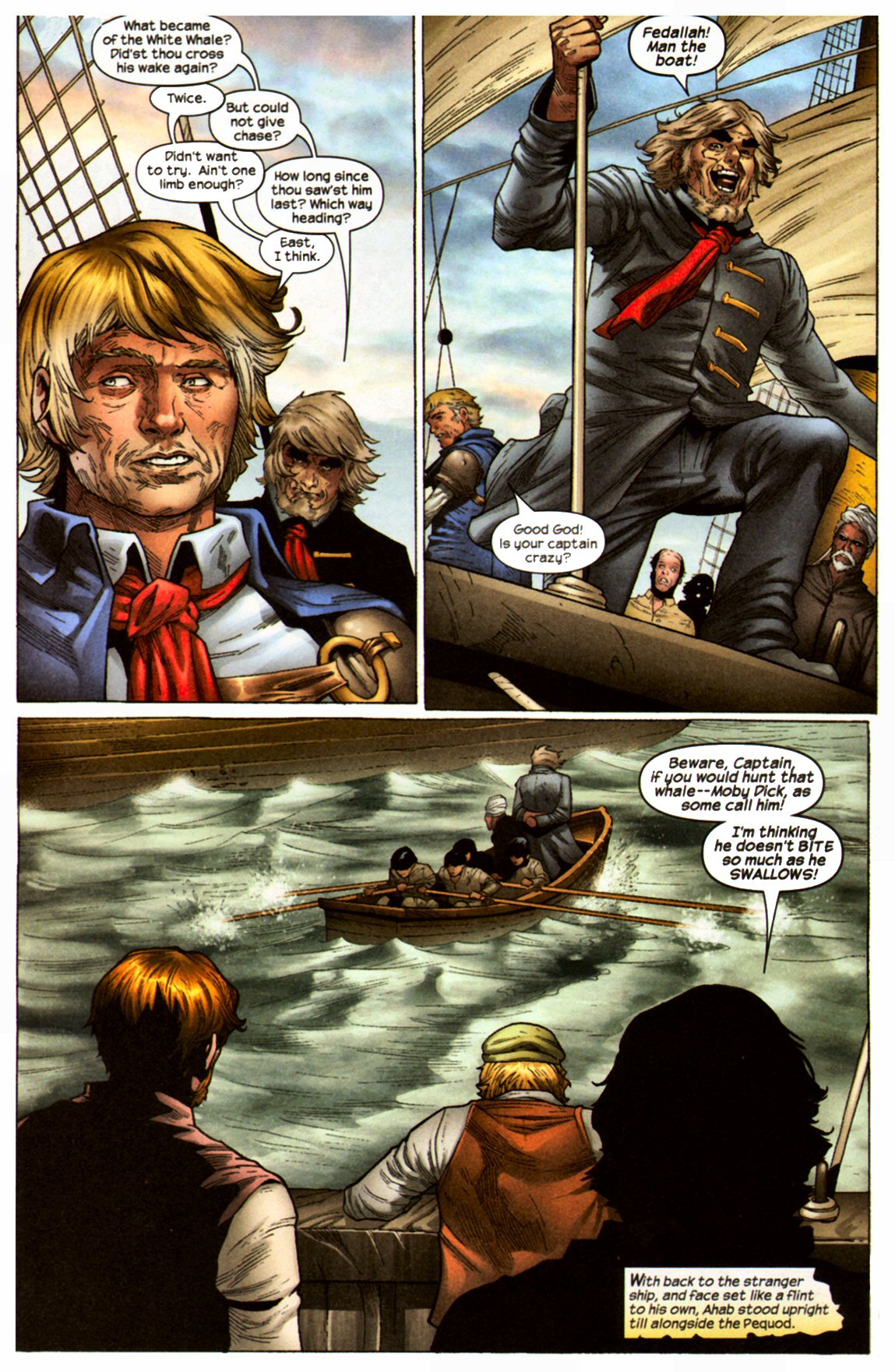 Read online Marvel Illustrated: Moby Dick comic -  Issue # TPB - 70