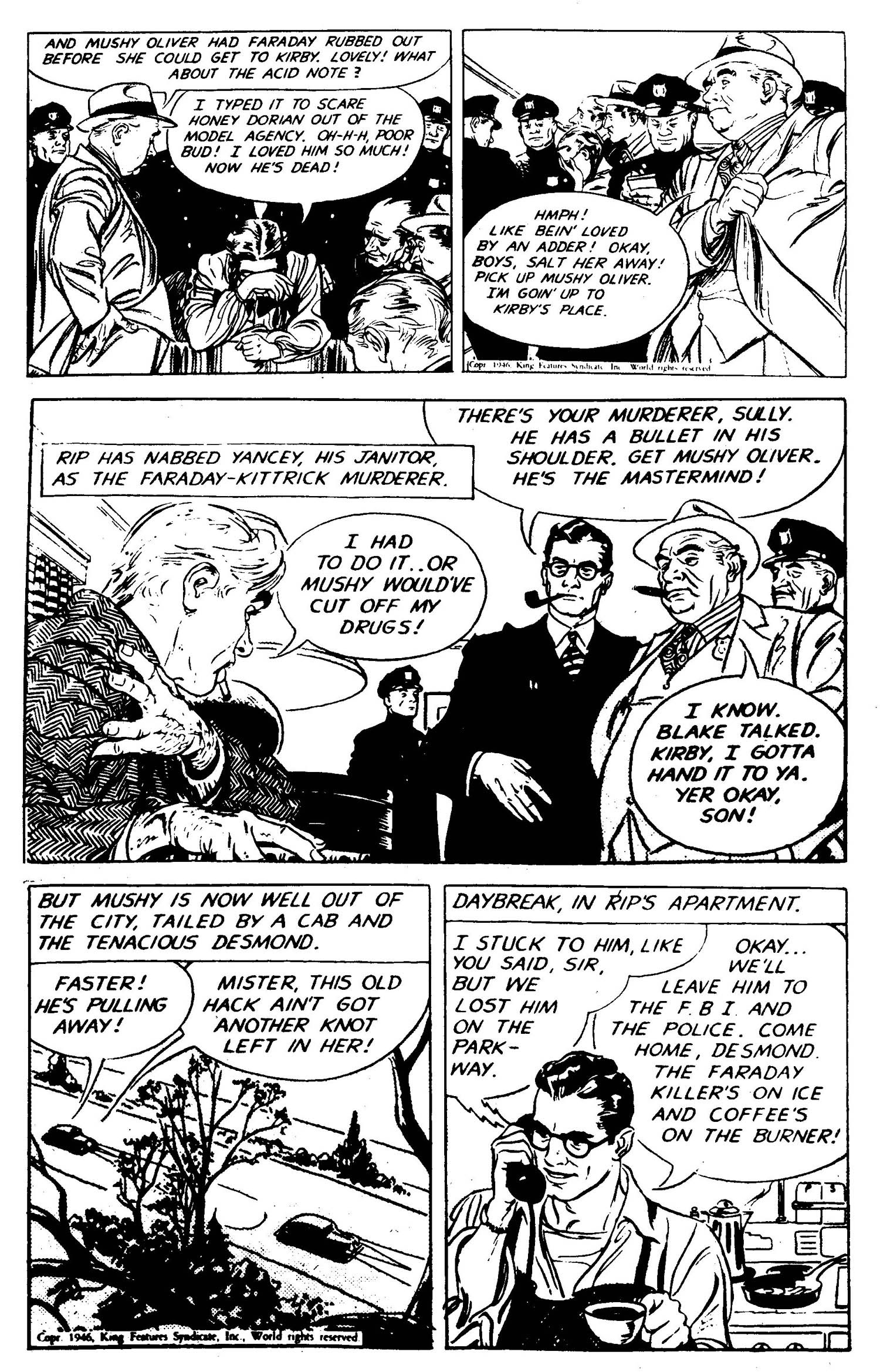 Read online Official Rip Kirby comic -  Issue #1 - 35