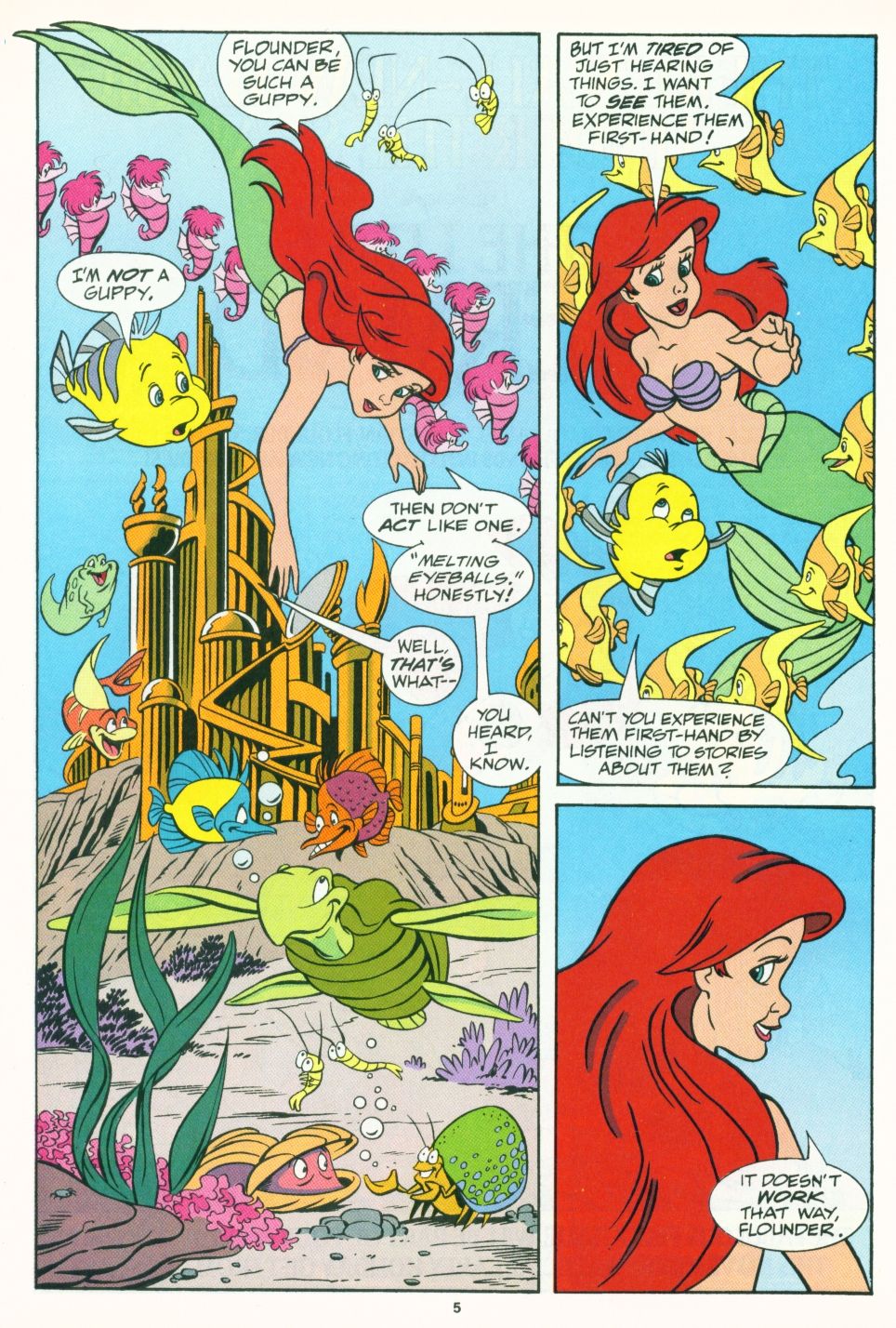 Read online Disney's The Little Mermaid Limited Series comic -  Issue #1 - 5