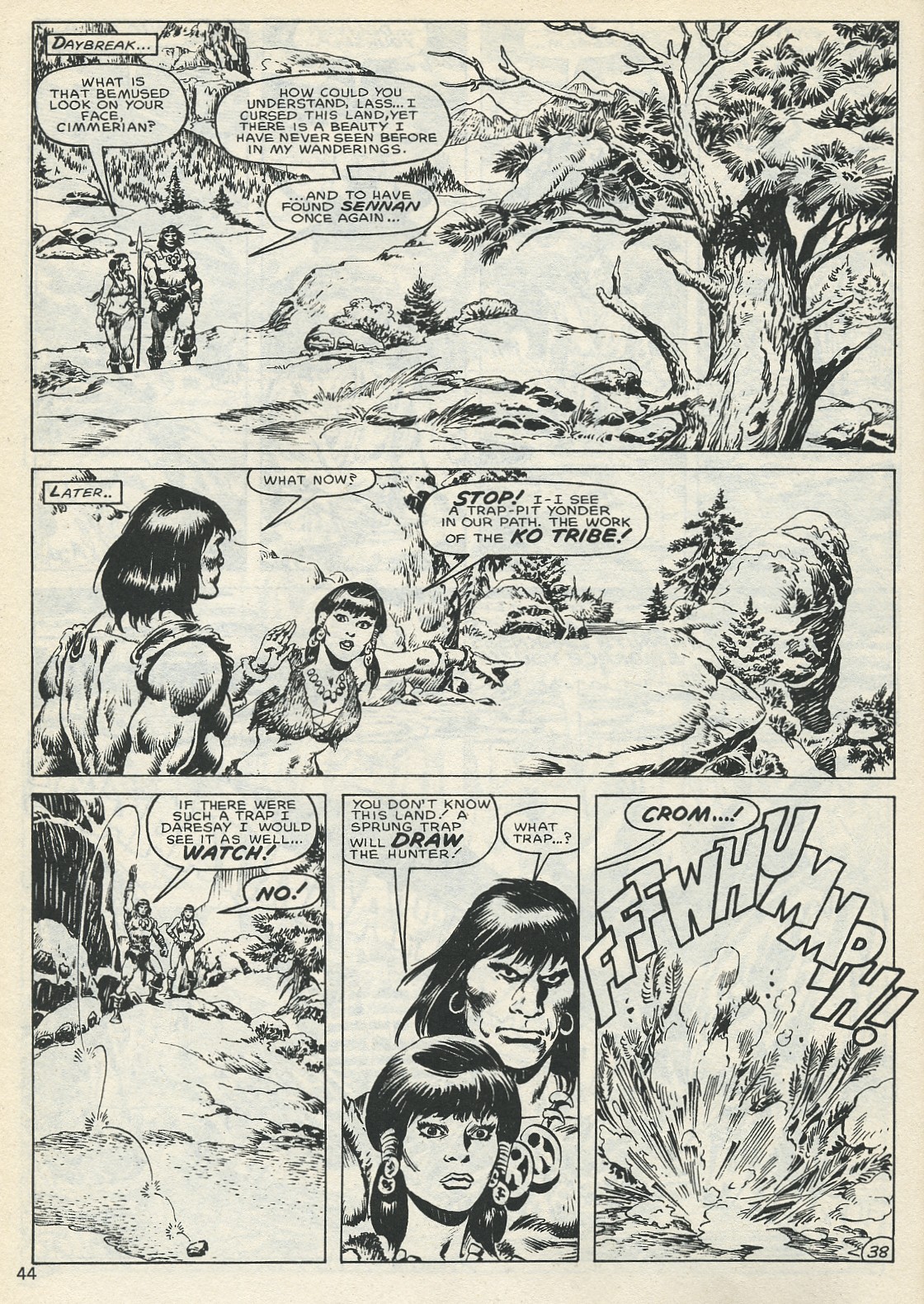 Read online The Savage Sword Of Conan comic -  Issue #132 - 44