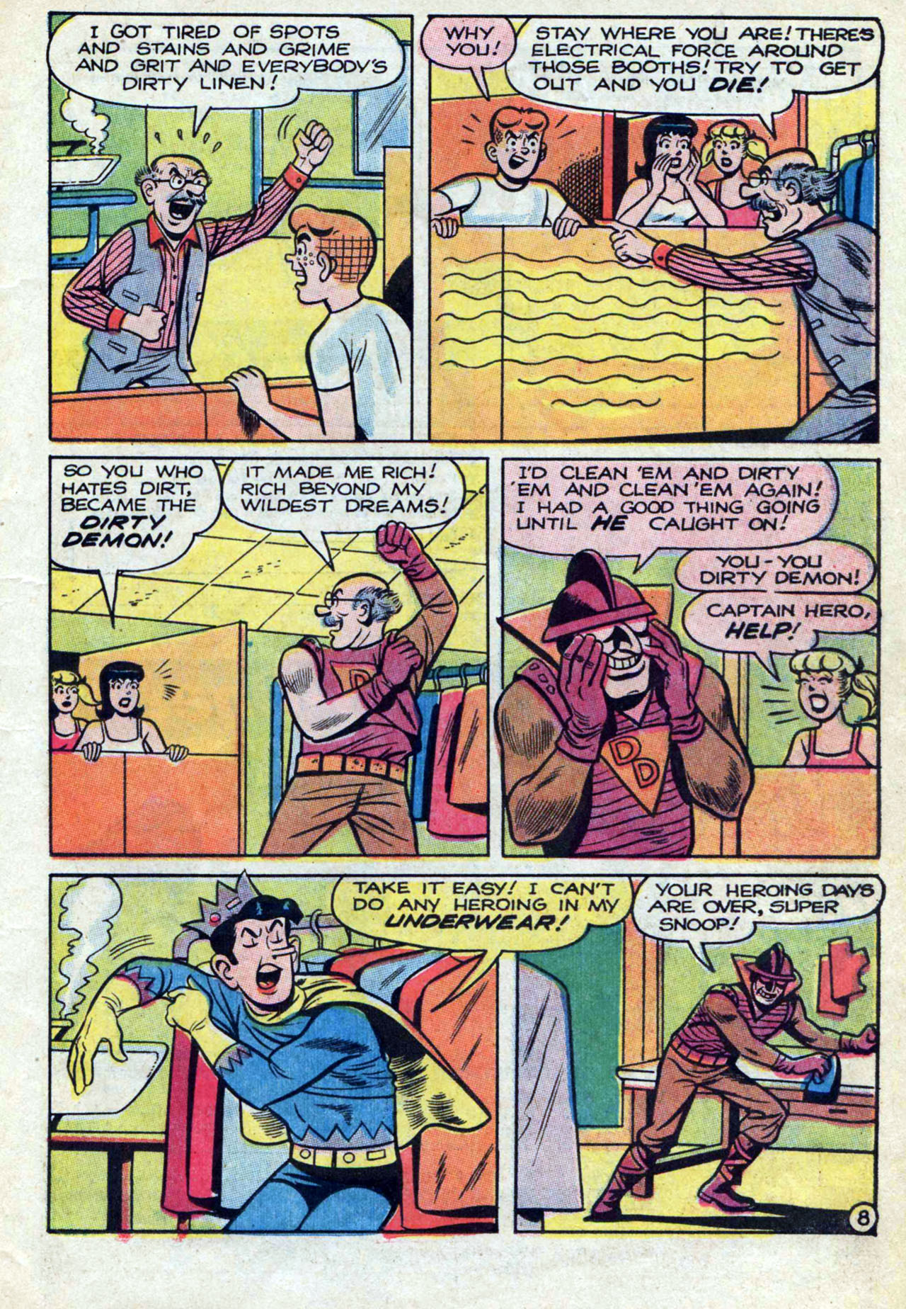 Read online Jughead As Captain Hero comic -  Issue #7 - 11