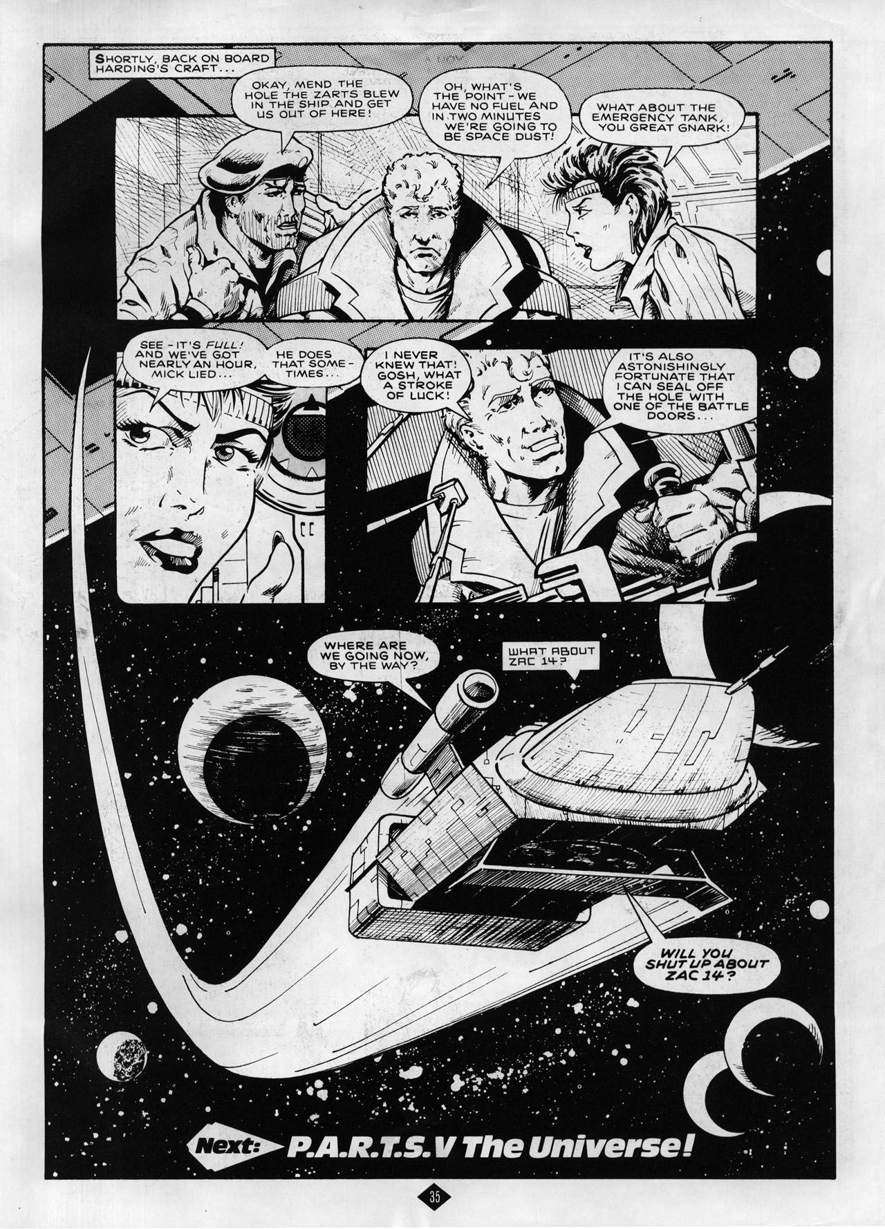 Read online Captain Britain (1985) comic -  Issue #9 - 35