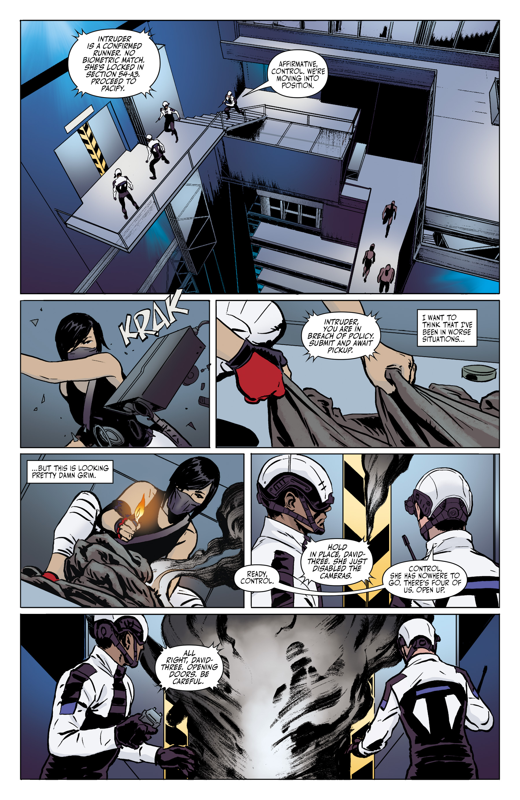 Read online Mirror's Edge: Exordium comic -  Issue #3 - 6