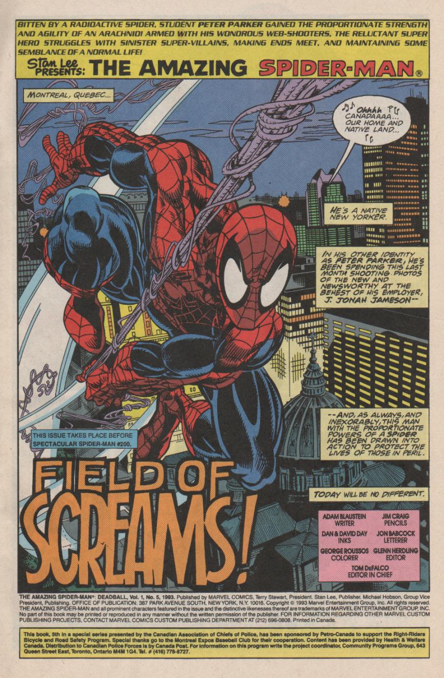 Read online The Amazing Spider-Man: Deadball comic -  Issue # Full - 2