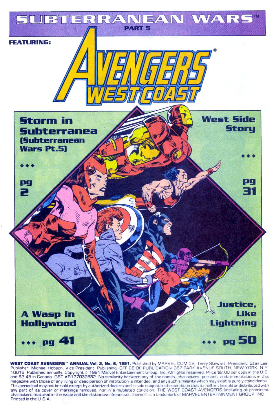 Read online Avengers West Coast (1989) comic -  Issue # Annual 6 - 2