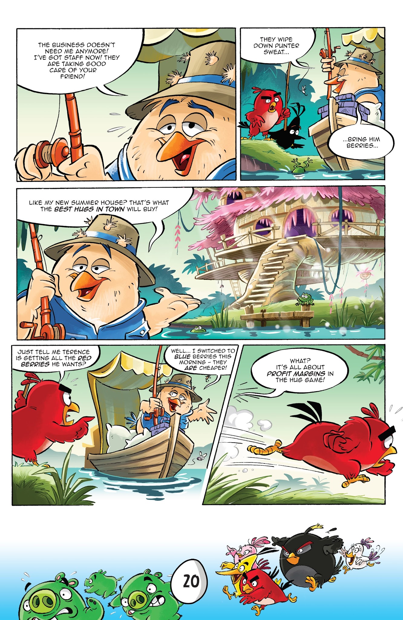 Read online Angry Birds Comics Quarterly comic -  Issue # Issue Monsters and Mistletoe - 22