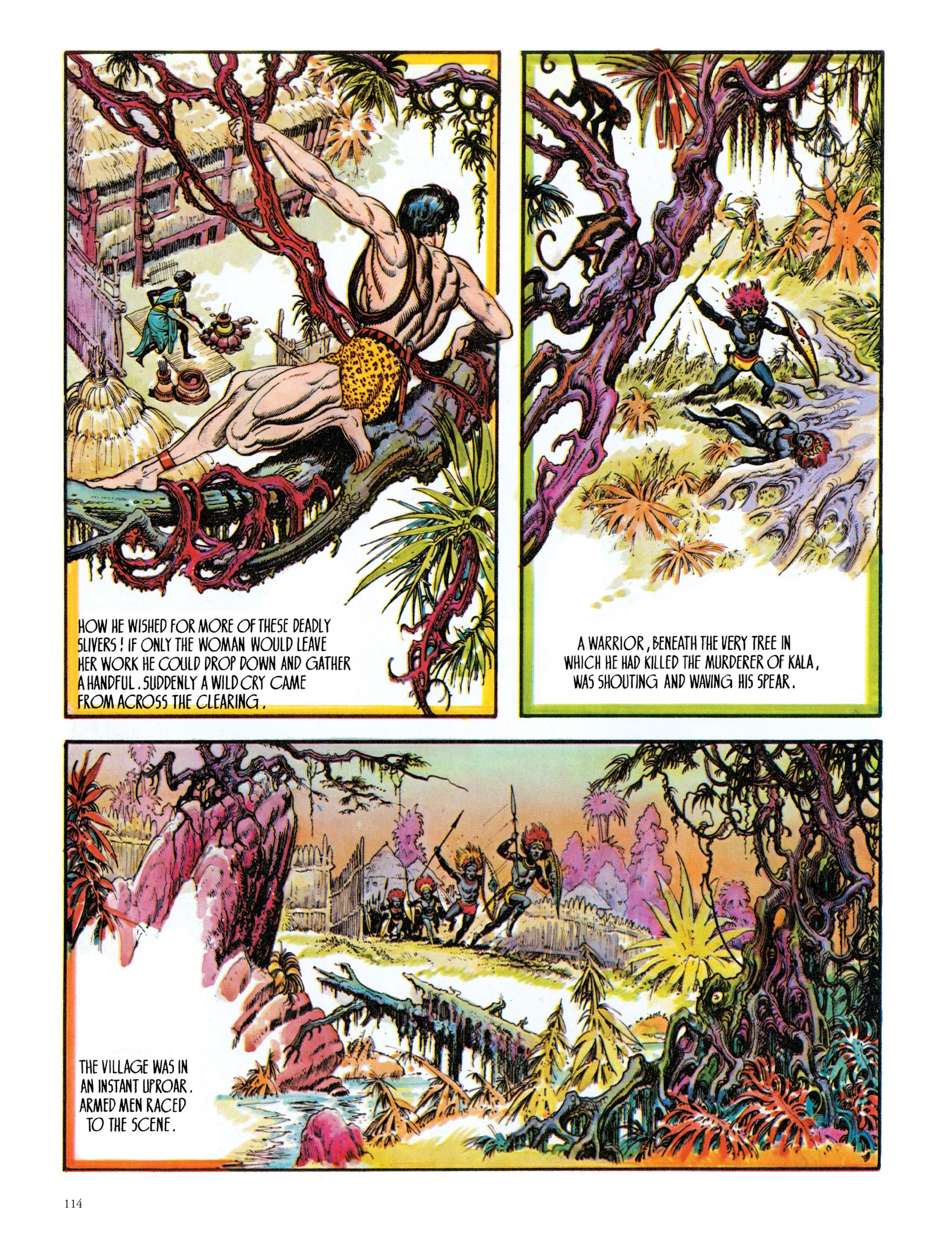 Read online Edgar Rice Burroughs' Tarzan: Burne Hogarth's Lord of the Jungle comic -  Issue # TPB - 114