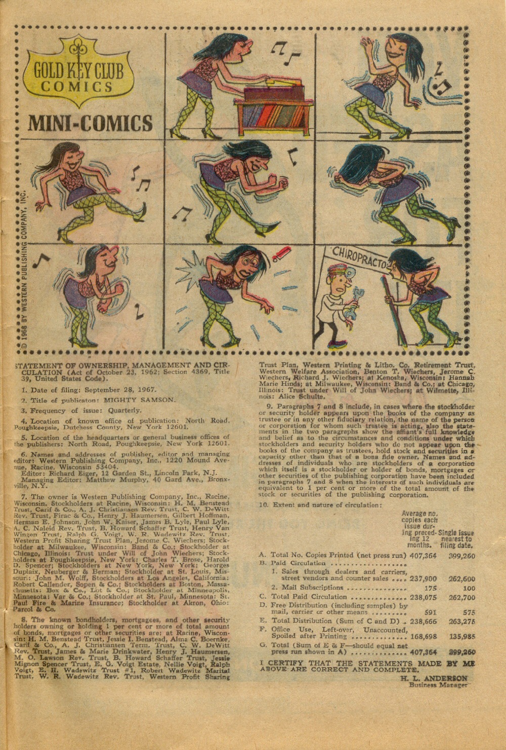 Read online Mighty Samson (1964) comic -  Issue #14 - 35