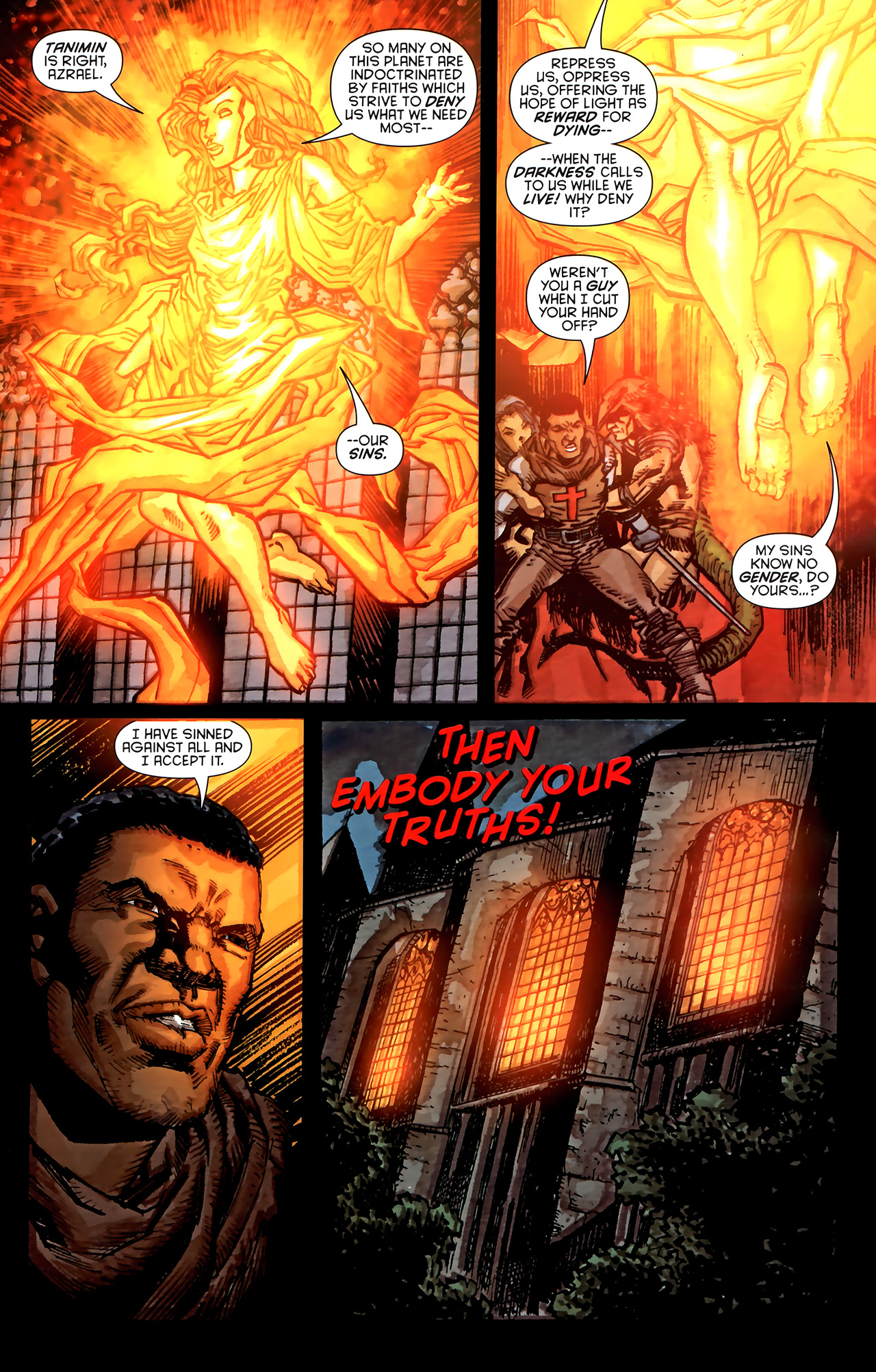 Read online Azrael (2009) comic -  Issue #8 - 16