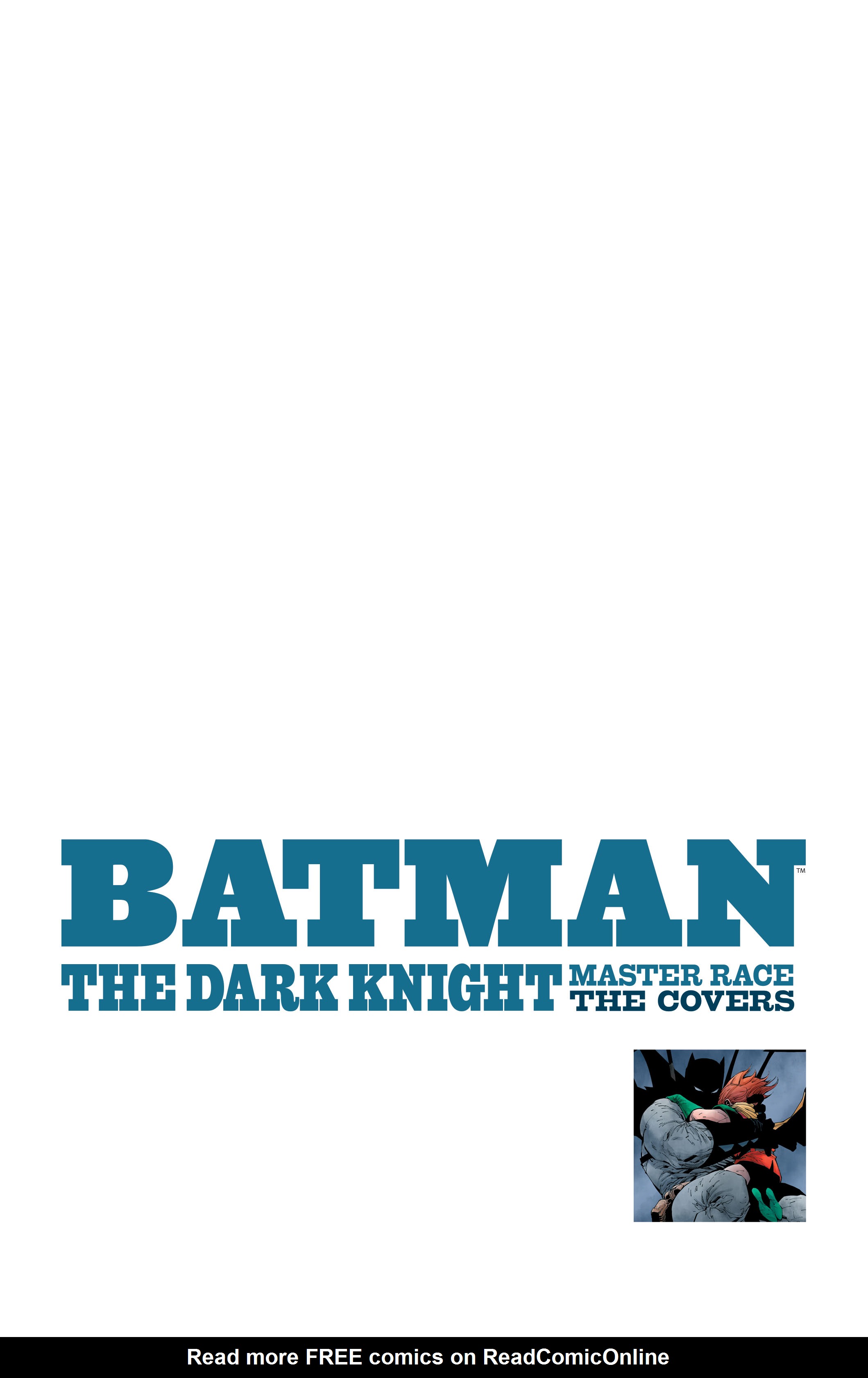 Read online Batman: The Dark Knight Master Race: The Covers Deluxe Edition comic -  Issue # TPB (Part 2) - 70