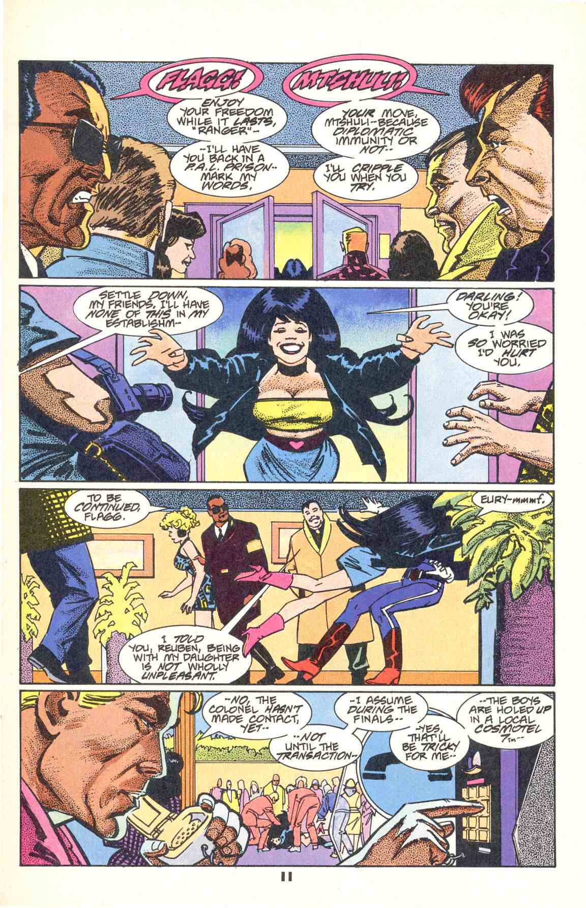 Read online Howard Chaykin's American Flagg comic -  Issue #7 - 13