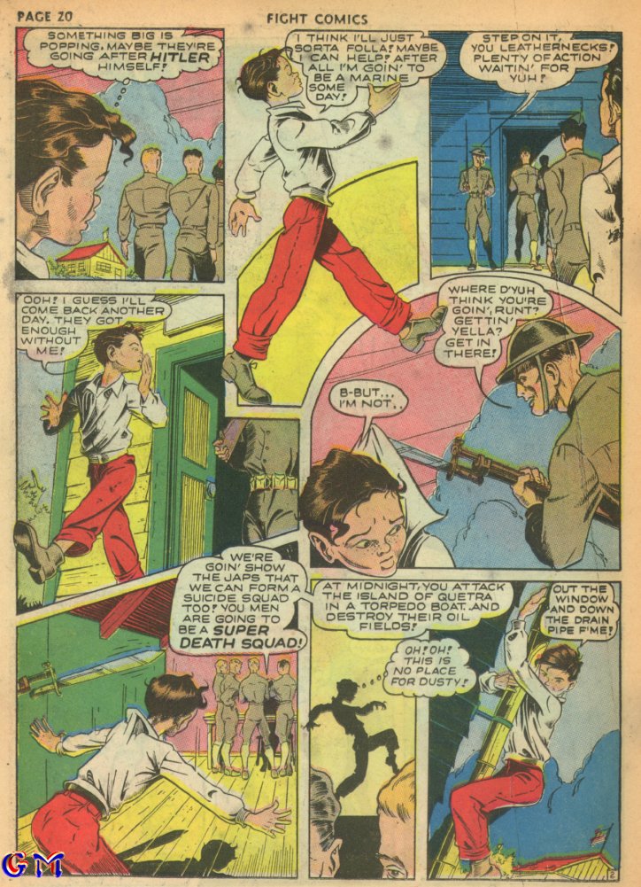 Read online Fight Comics comic -  Issue #20 - 22