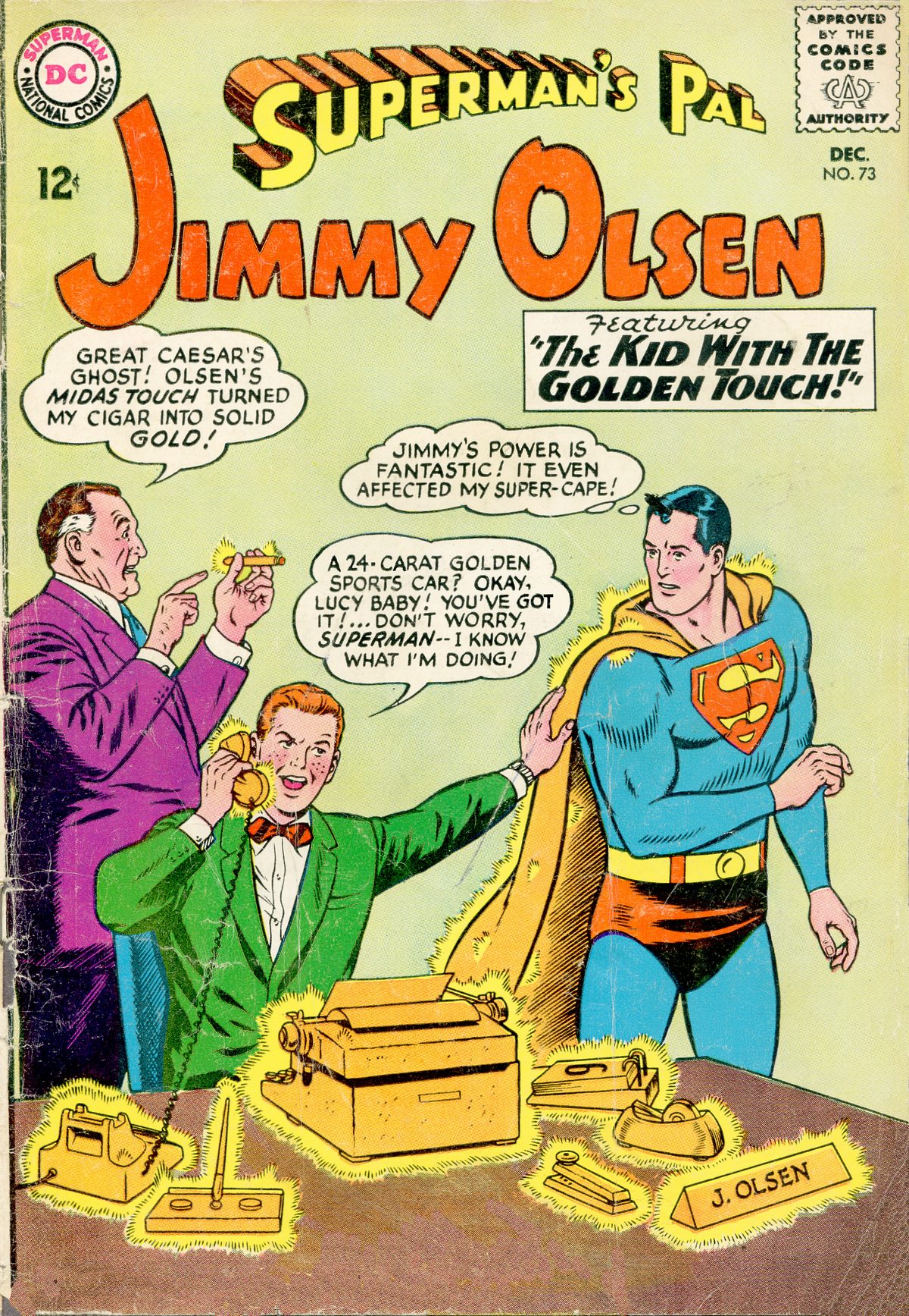 Supermans Pal Jimmy Olsen 73 Page 0