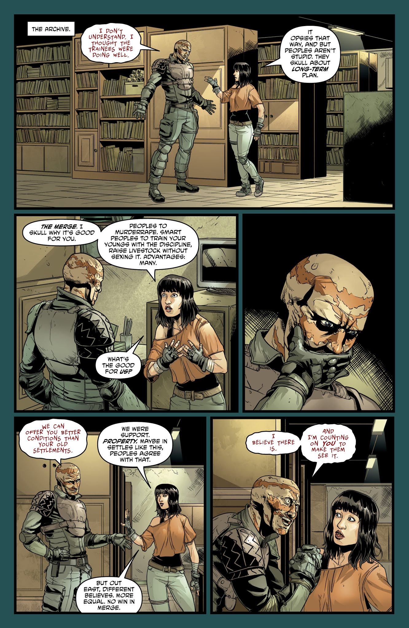Read online Crossed Plus One Hundred: Mimic comic -  Issue #4 - 11