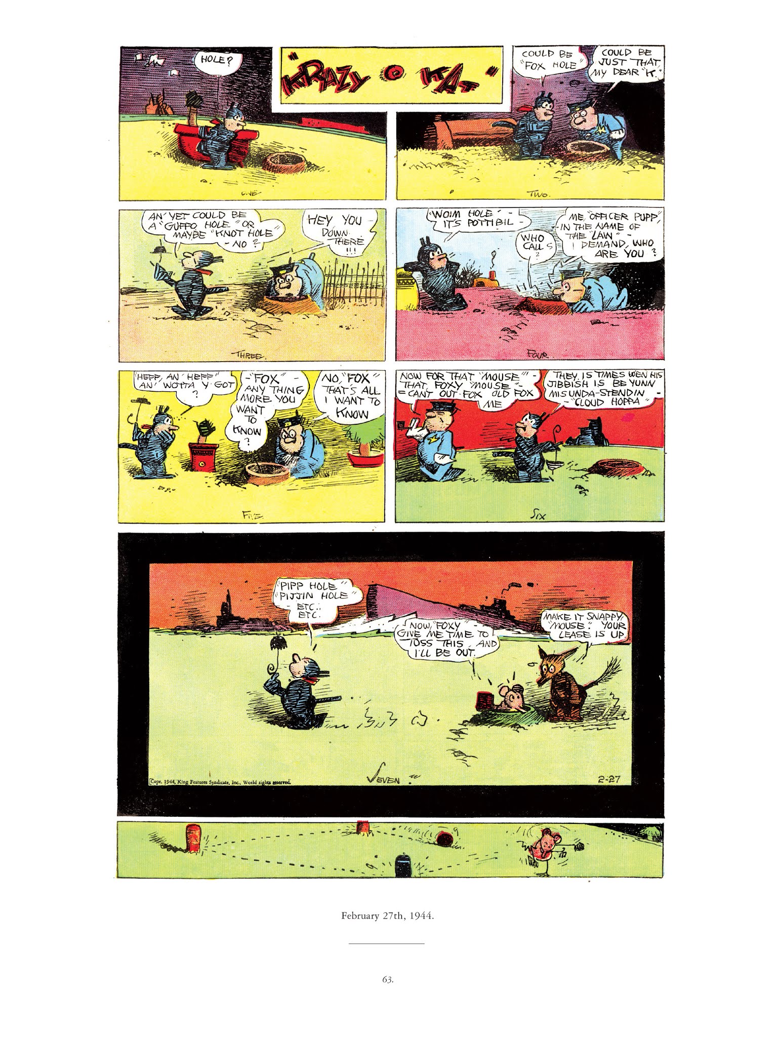 Read online Krazy & Ignatz comic -  Issue # TPB 13 - 89