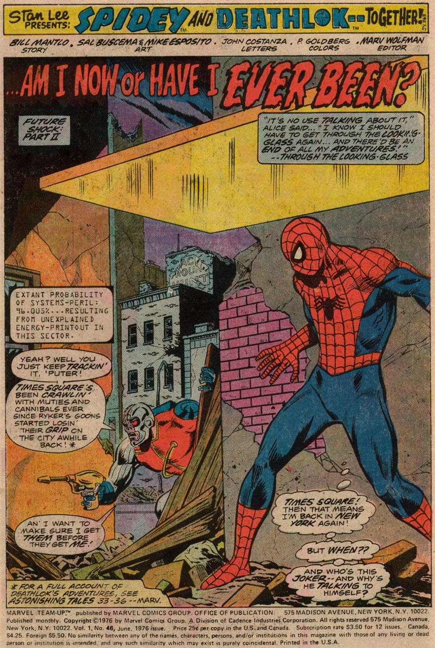 Read online Marvel Team-Up (1972) comic -  Issue #46 - 2