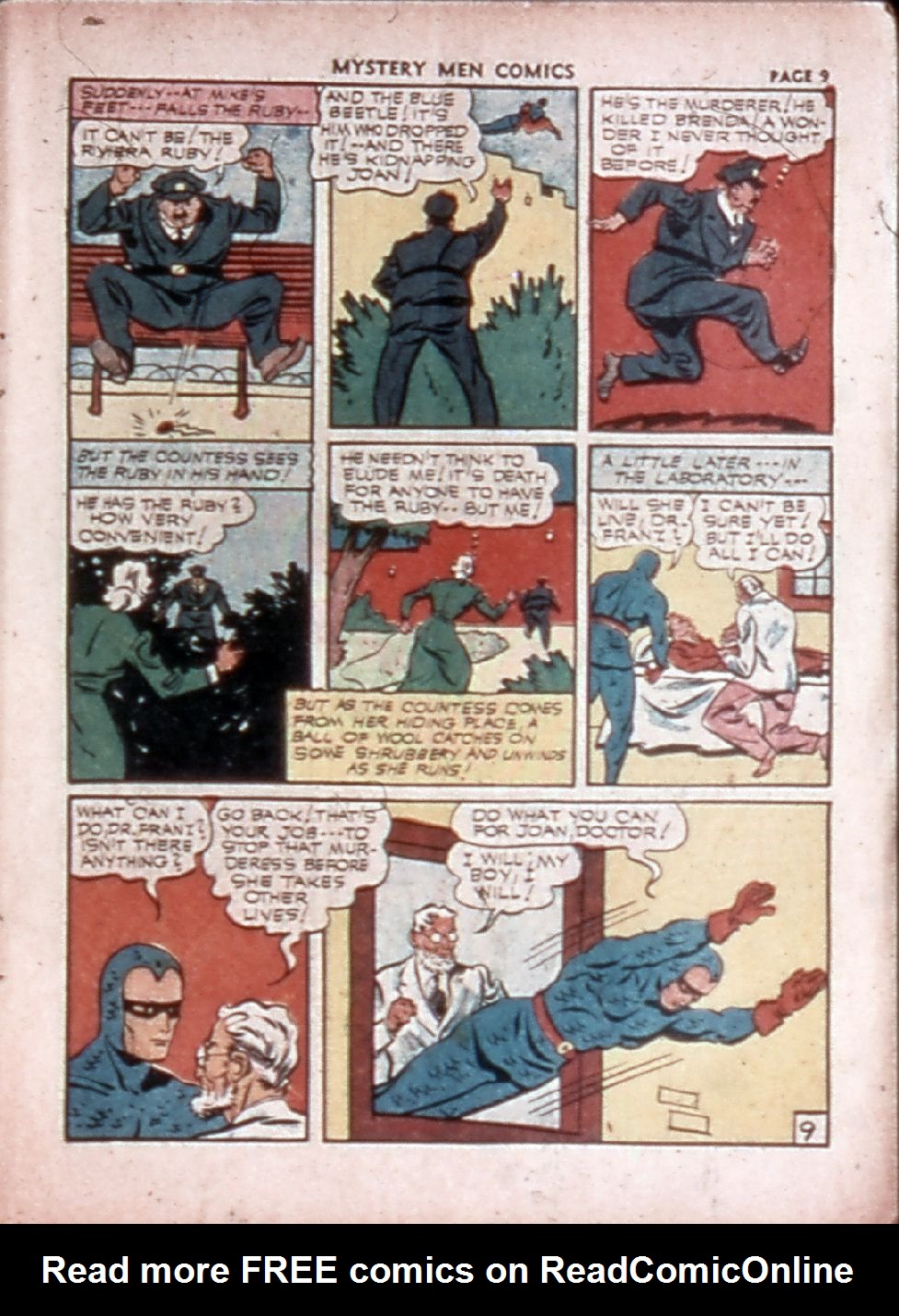 Read online Mystery Men Comics comic -  Issue #28 - 11