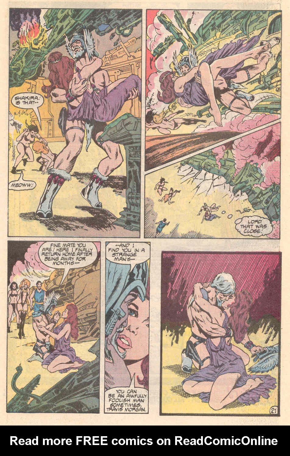 Read online Warlord (1976) comic -  Issue #115 - 21