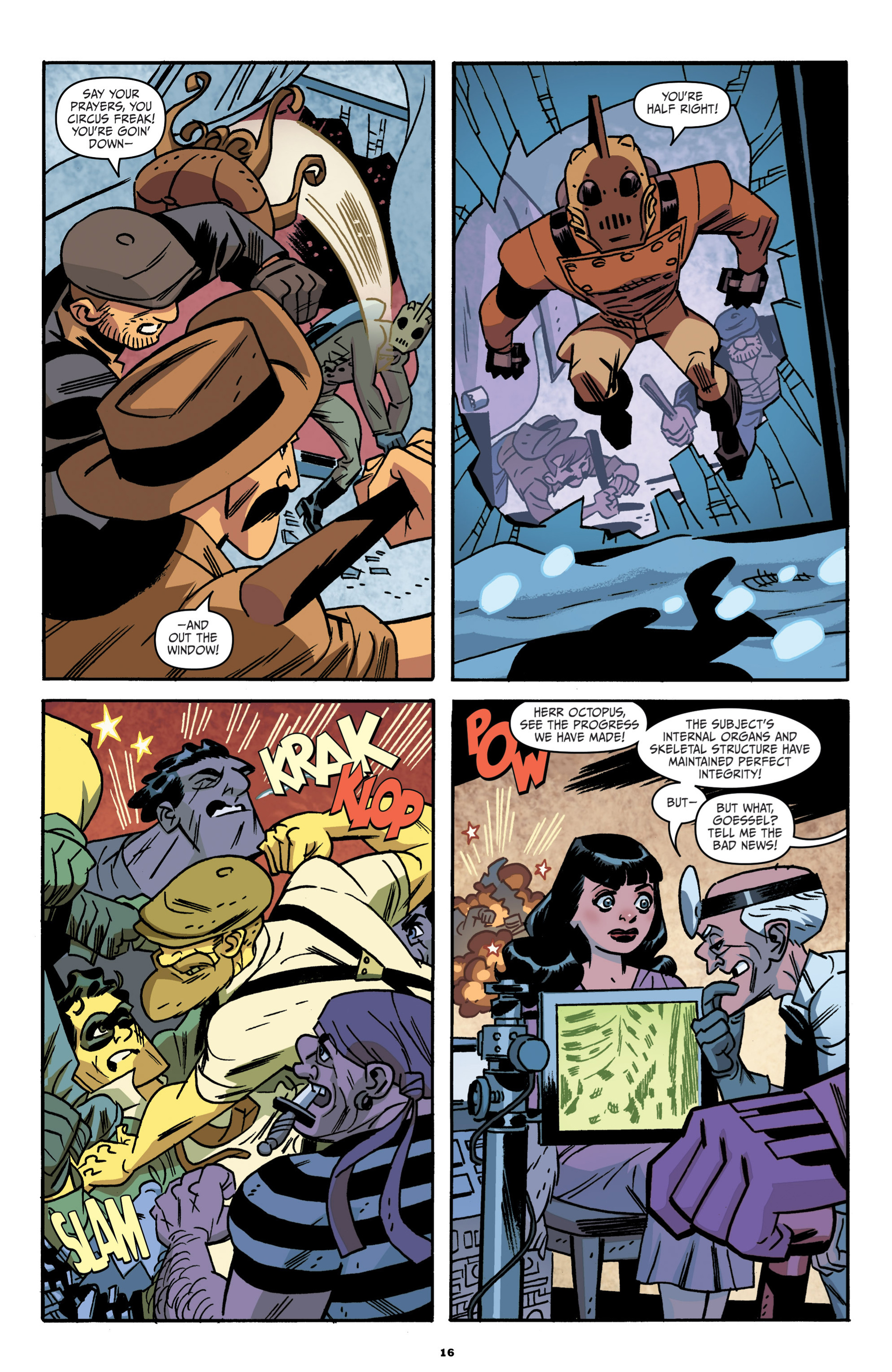Read online The Rocketeer/The Spirit: Pulp Friction comic -  Issue #3 - 18