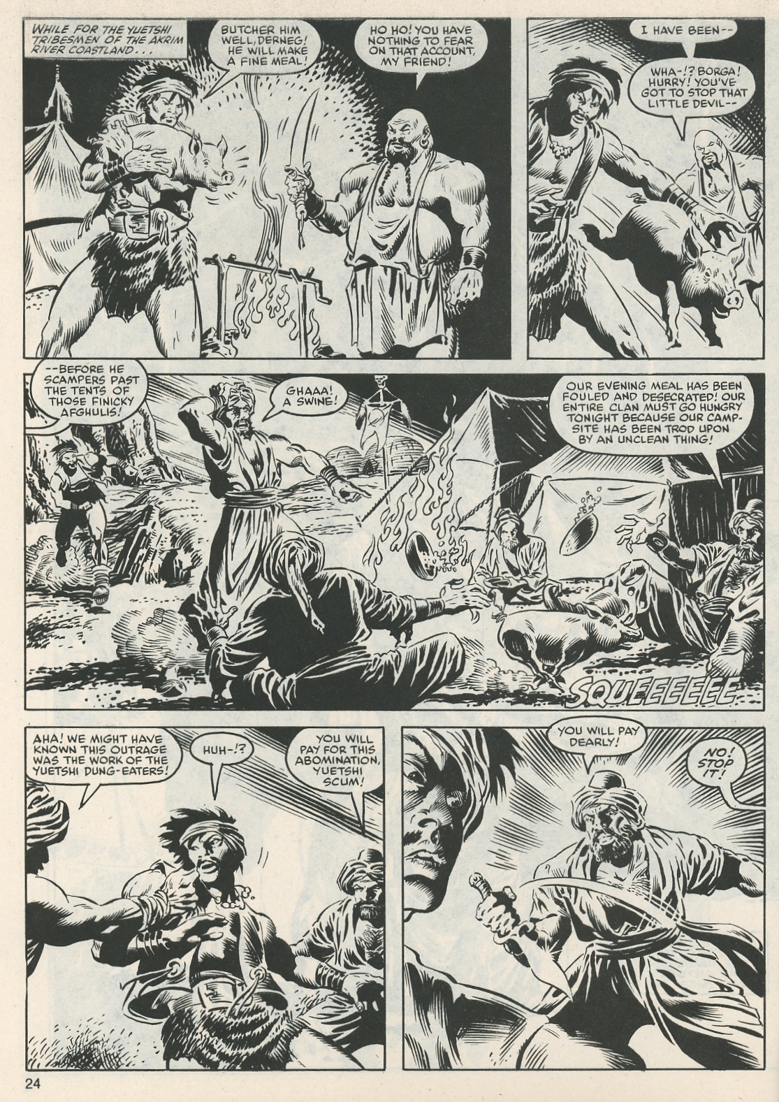 Read online The Savage Sword Of Conan comic -  Issue #112 - 25