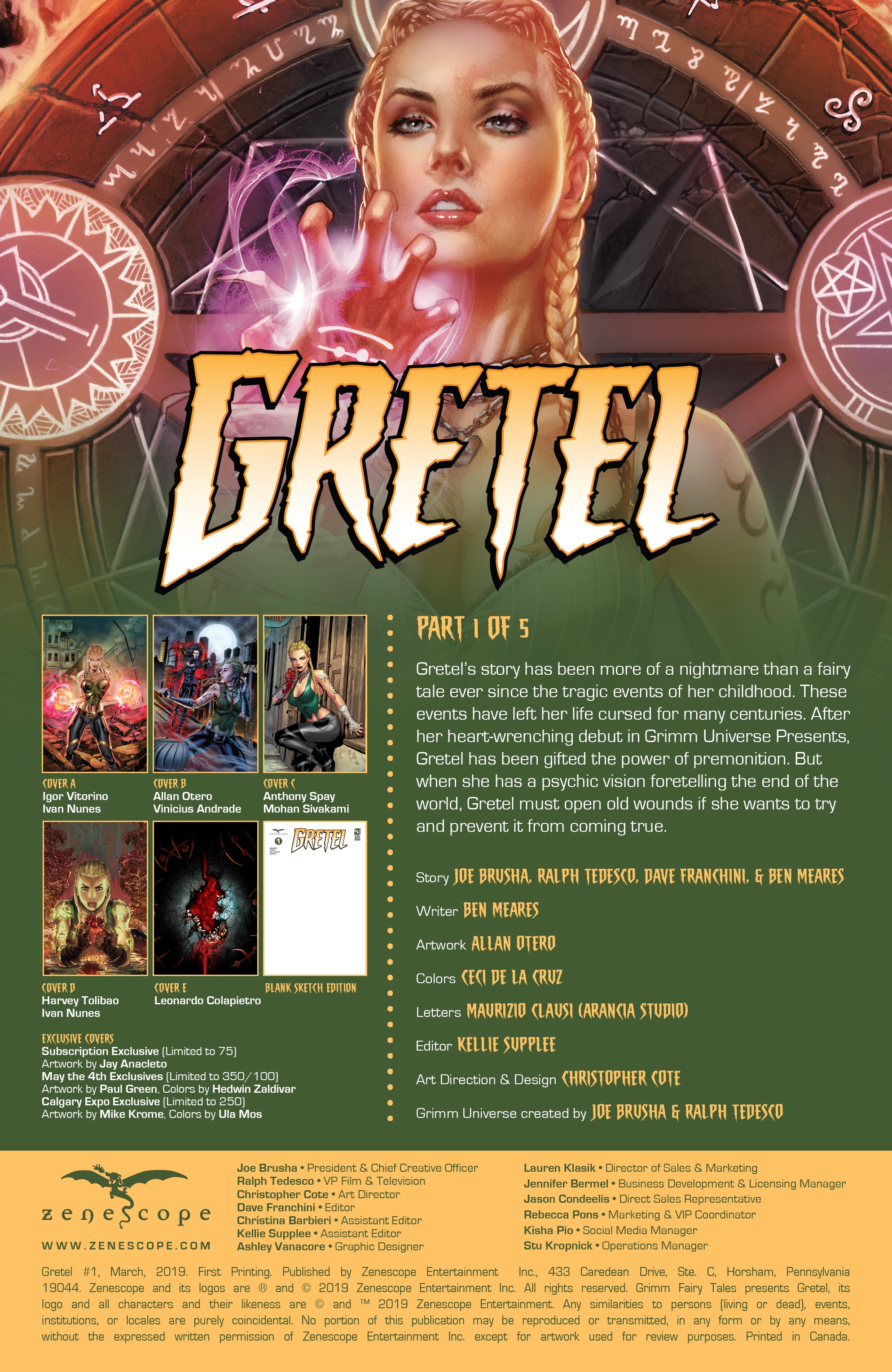 Read online Gretel comic -  Issue #1 - 2