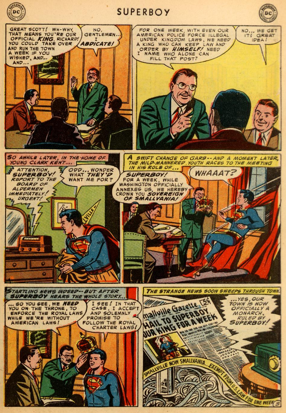 Read online Superboy (1949) comic -  Issue #32 - 29