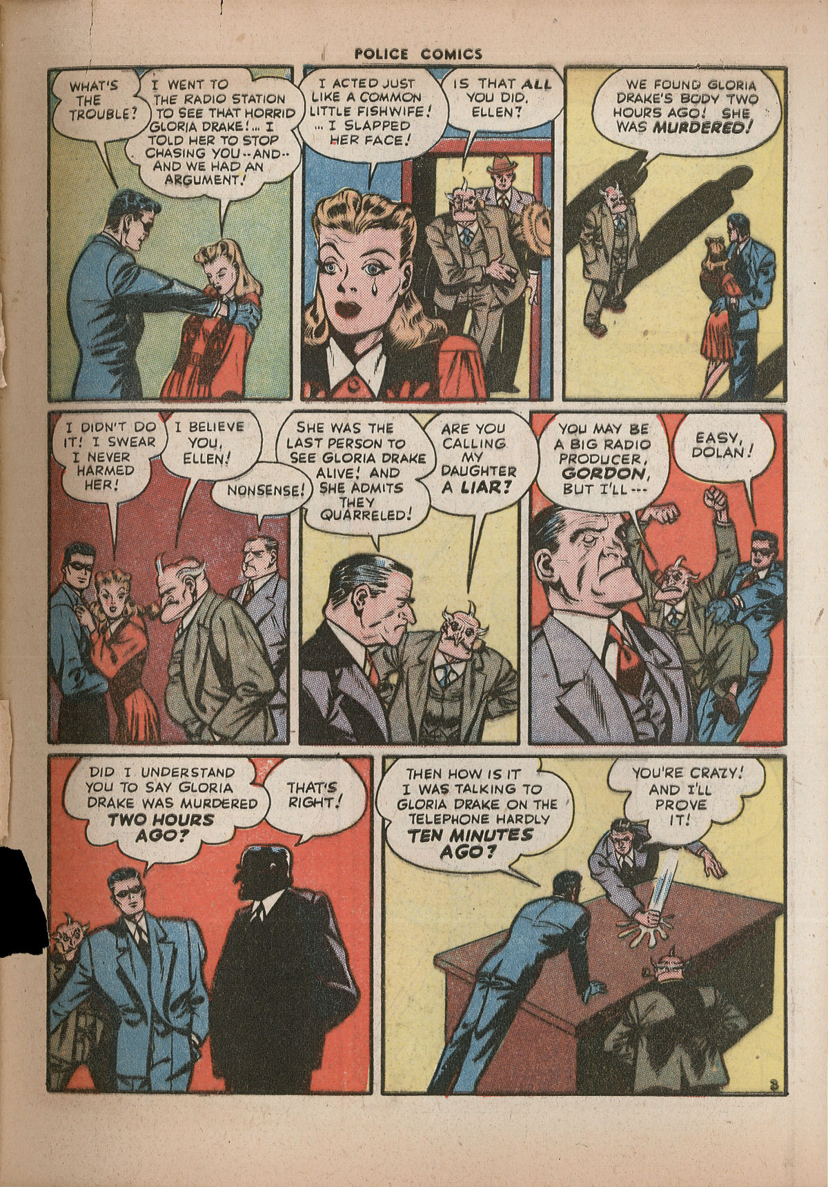 Read online Police Comics comic -  Issue #51 - 53