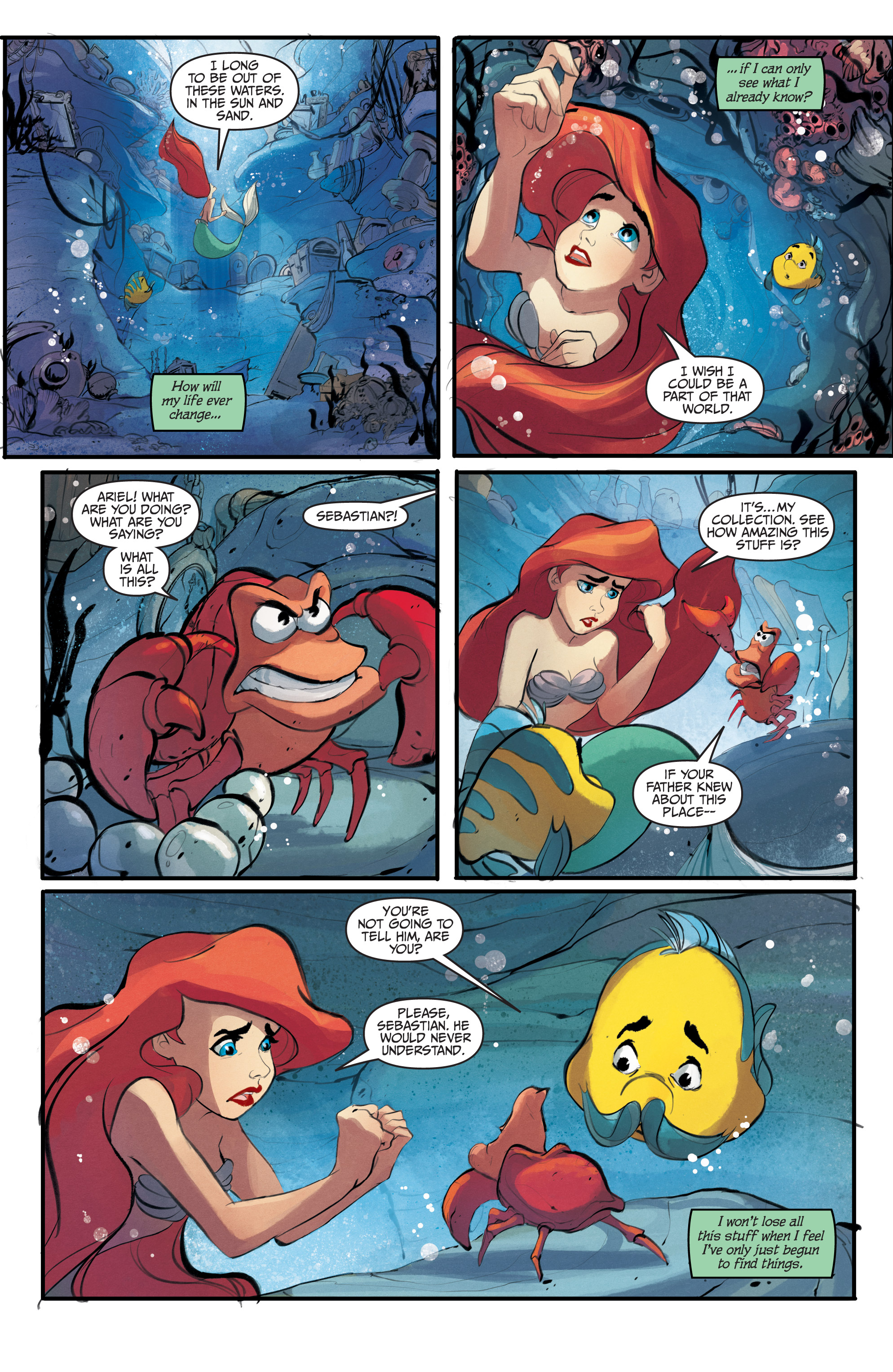 Read online Disney The Little Mermaid comic -  Issue #1 - 12