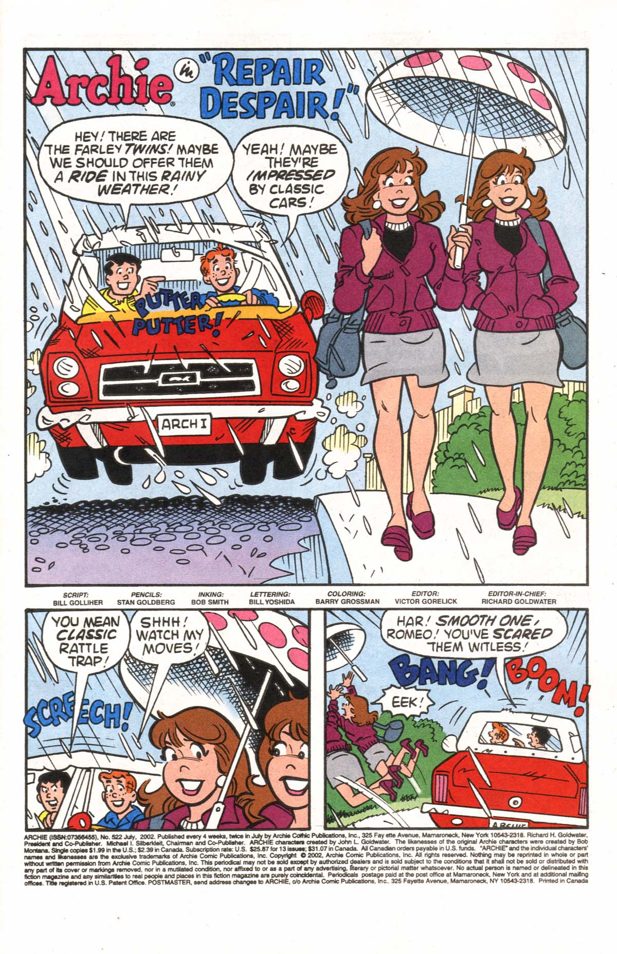 Read online Archie (1960) comic -  Issue #522 - 2