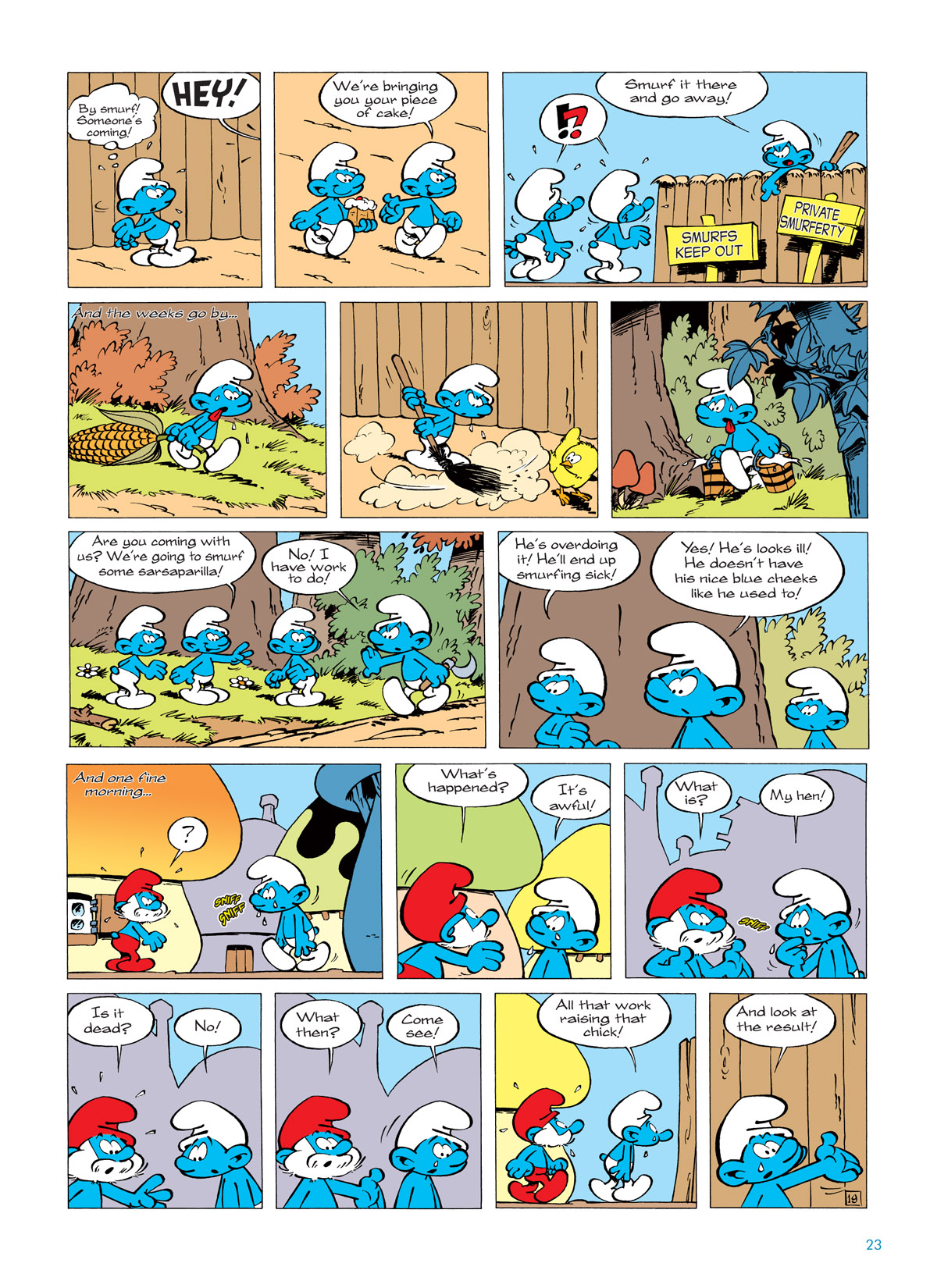 Read online The Smurfs comic -  Issue #5 - 23