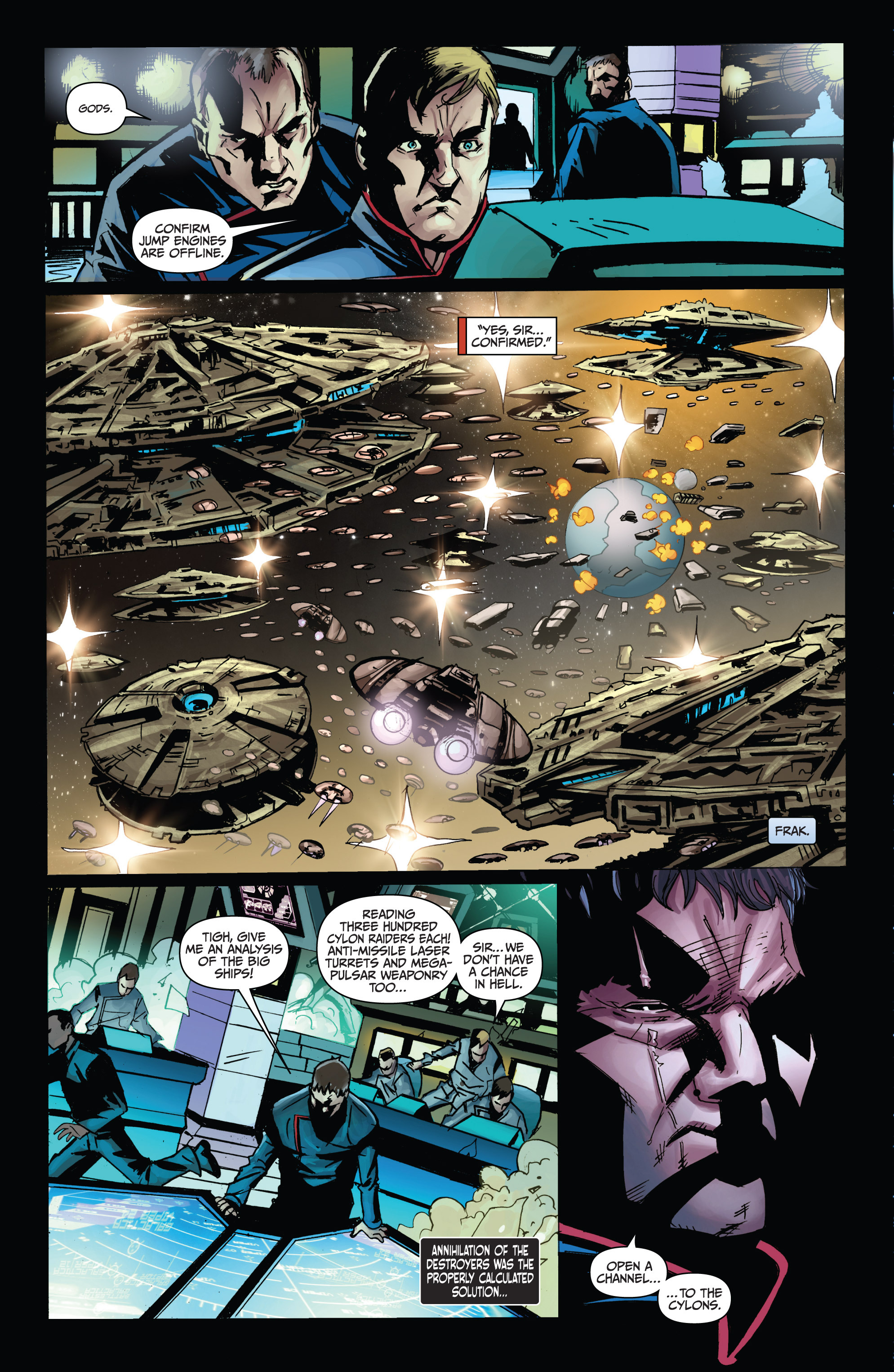 Read online Battlestar Galactica: Cylon War comic -  Issue #4 - 13