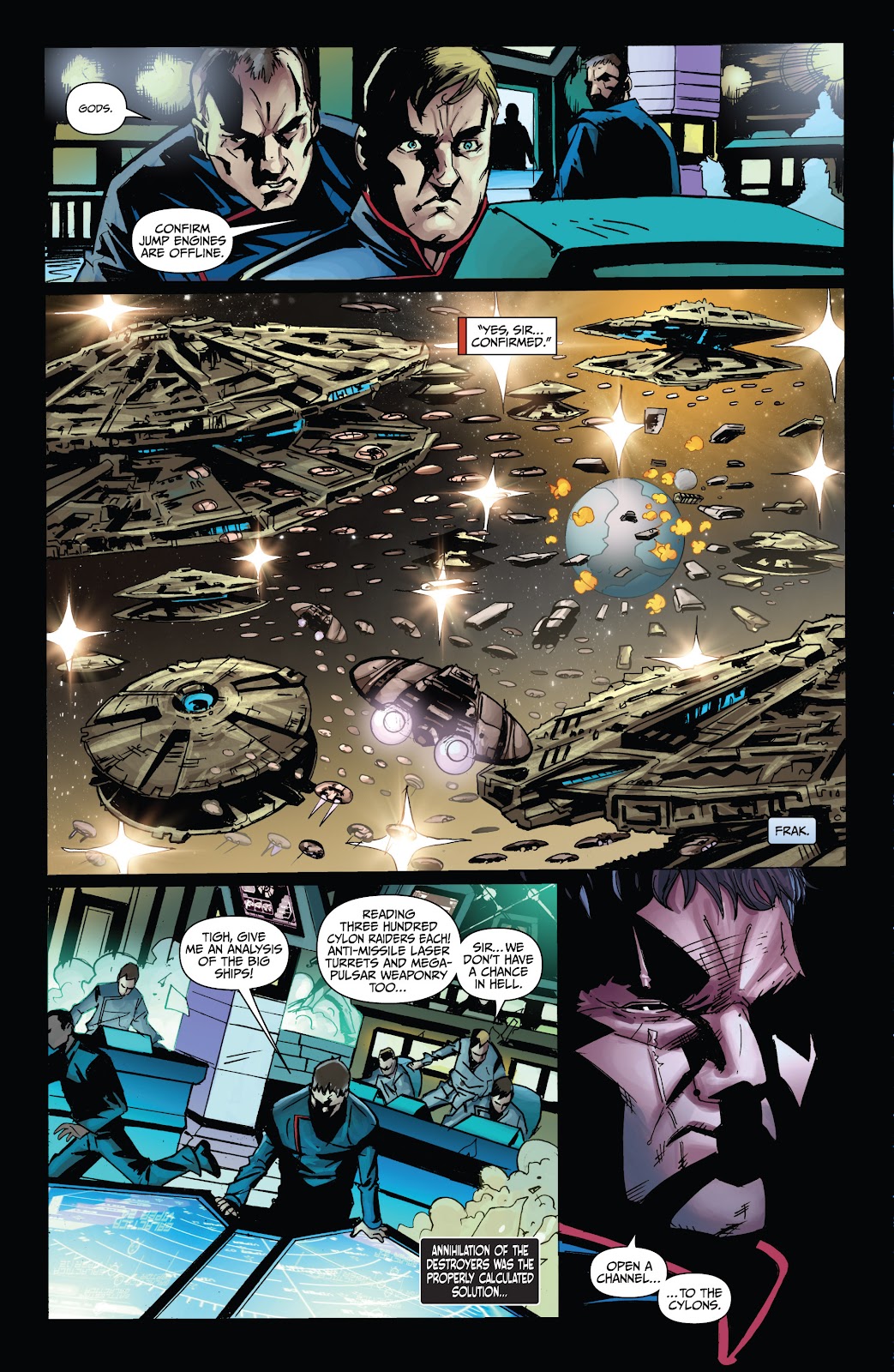 Battlestar Galactica: Cylon War issue 4 - Page 13