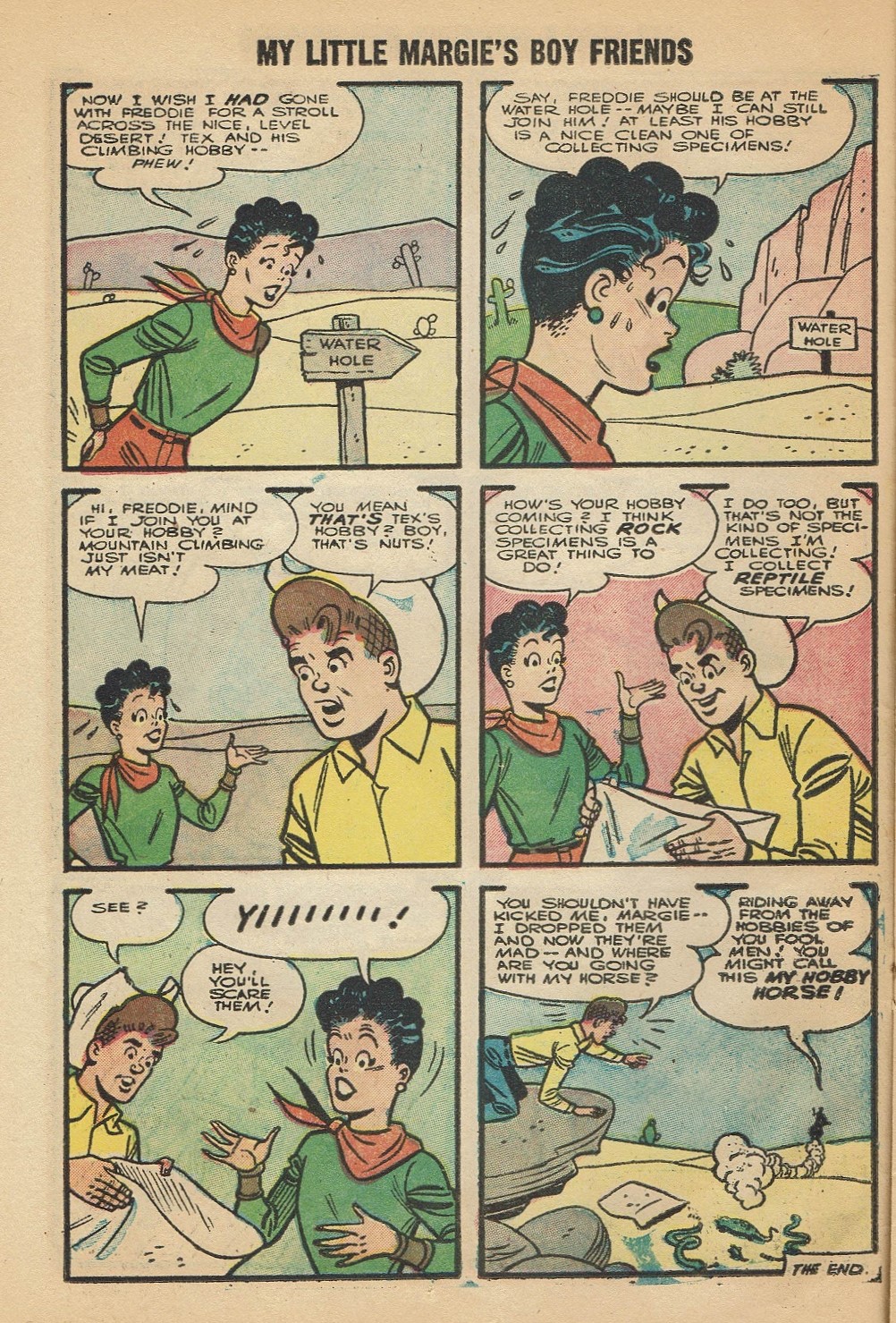 Read online My Little Margie's Boy Friends comic -  Issue #3 - 14