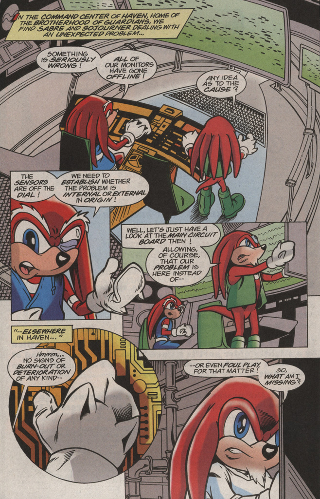 Read online Knuckles the Echidna comic -  Issue #31 - 4