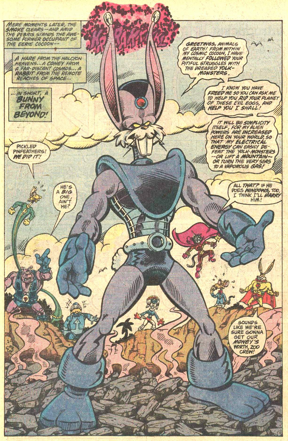 Read online Captain Carrot and His Amazing Zoo Crew! comic -  Issue #6 - 10