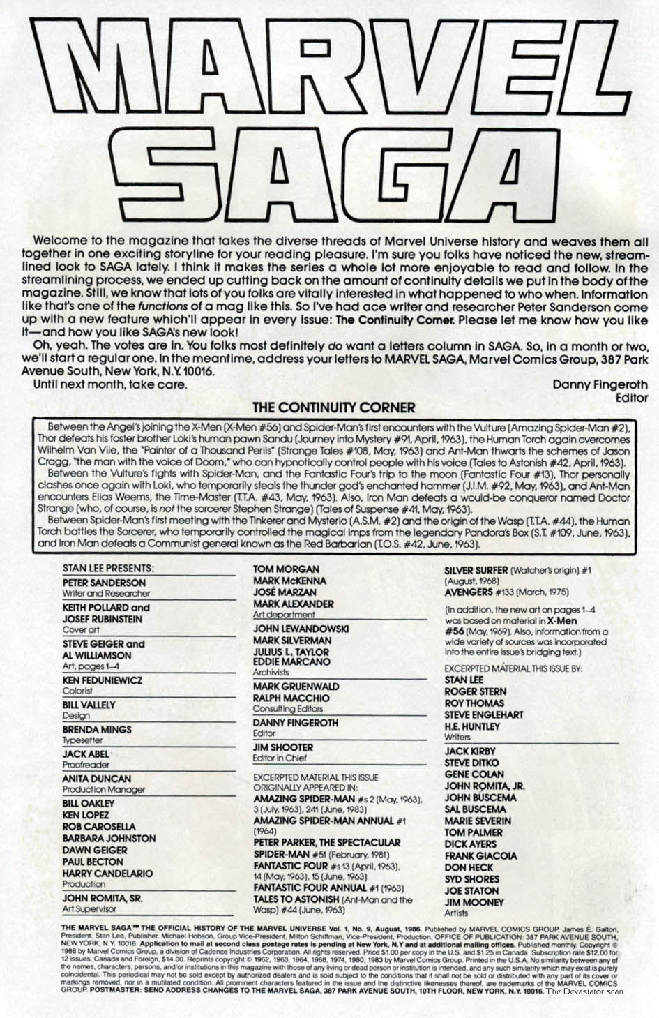 Read online Marvel Saga: The Official History of the Marvel Universe comic -  Issue #9 - 2